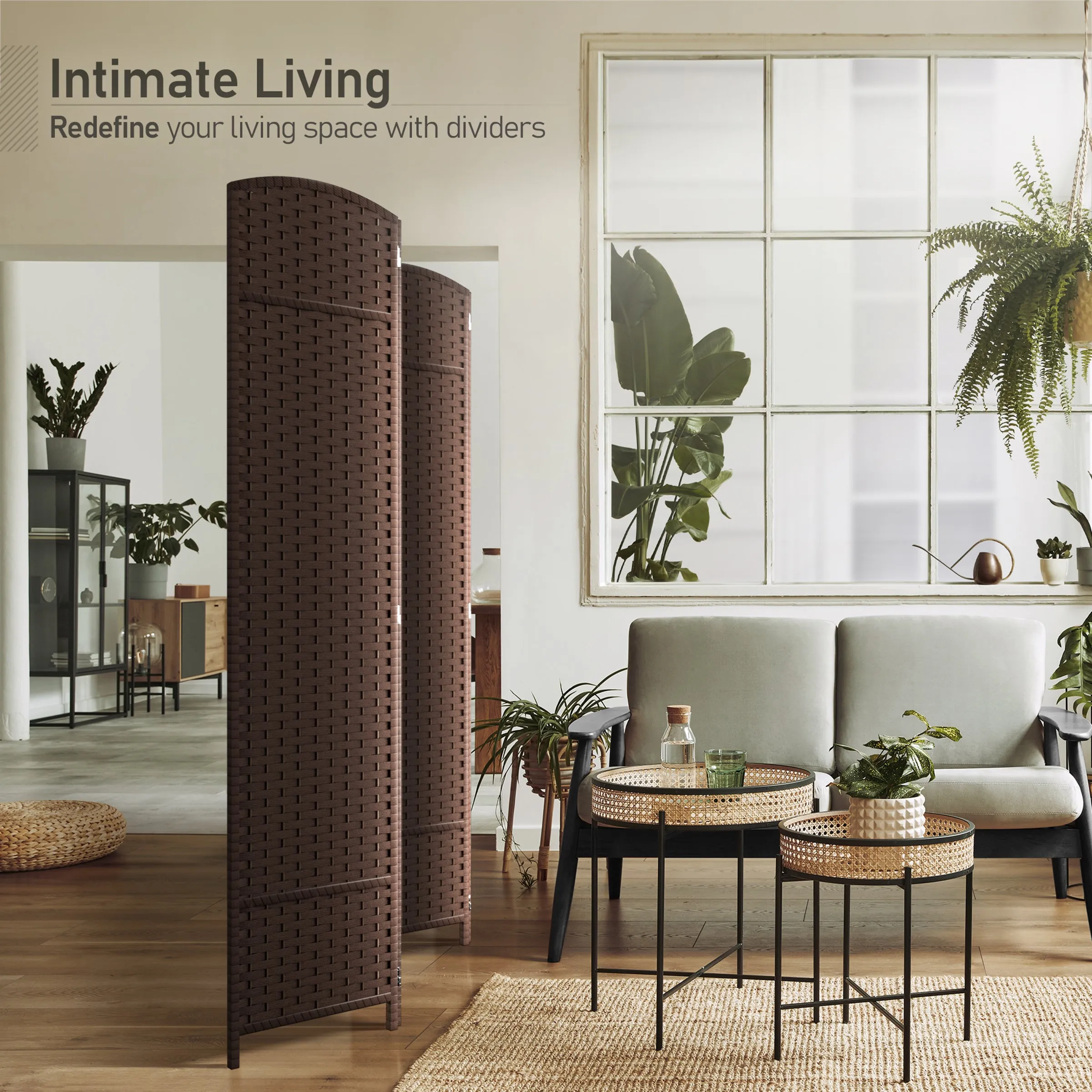 Room Divider Screen Panels (8-6-4 Panel)