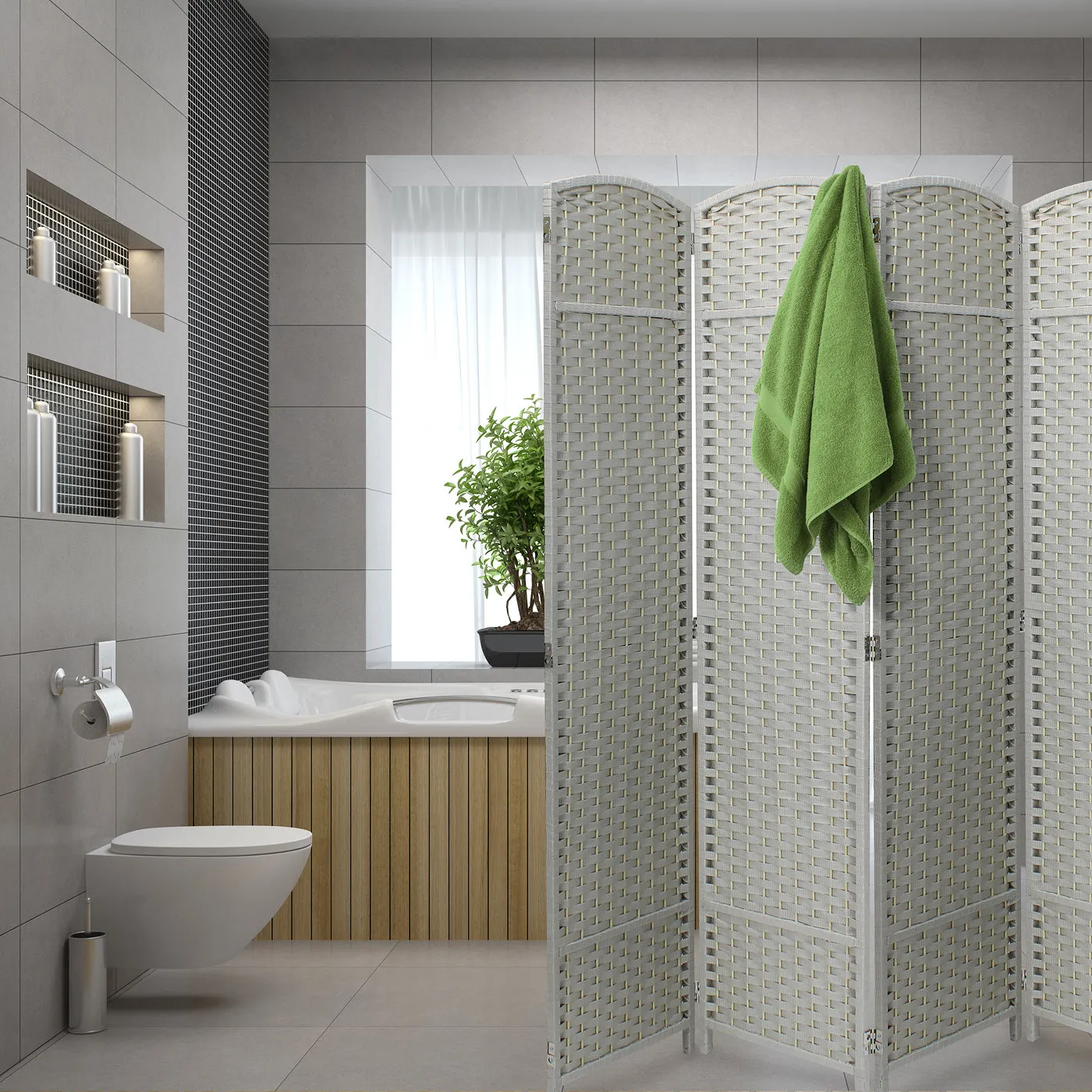 Room Divider Screen Panels (8-6-4 Panel)