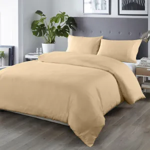 Royal Comfort Bamboo Blended Quilt Cover Set 1000TC Ultra Soft Luxury Bedding - King - Oatmeal
