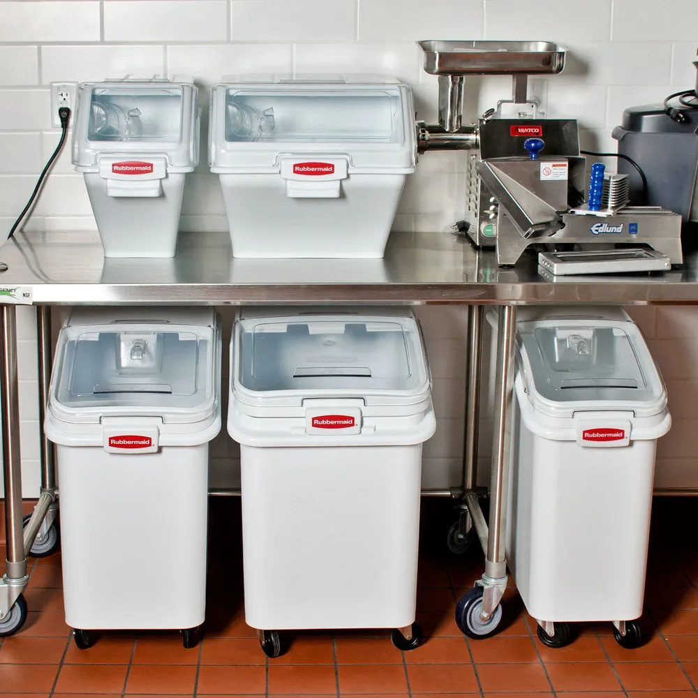 RUBBERMAID PROSAVE INGREDIENT STORAGE BIN - WHITE 20 GAL