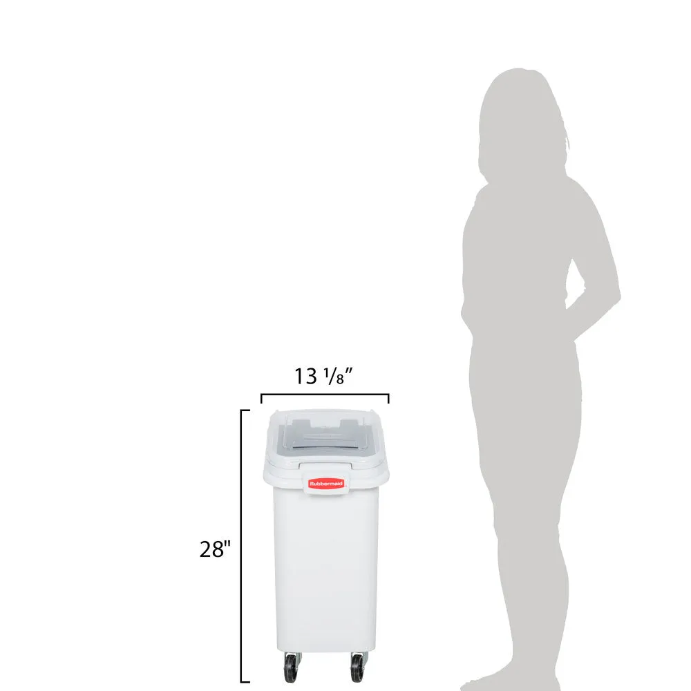 RUBBERMAID PROSAVE INGREDIENT STORAGE BIN - WHITE 20 GAL