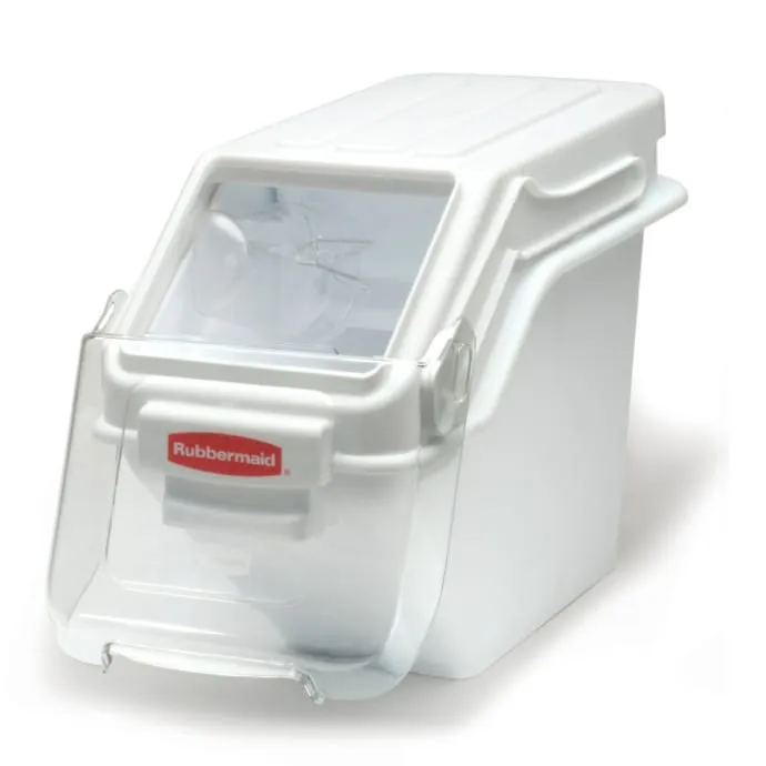 RUBBERMAID PROSAVE INGREDIENT STORAGE BIN WITH SLIDING LID AND SCOOP - 6.25 GAL