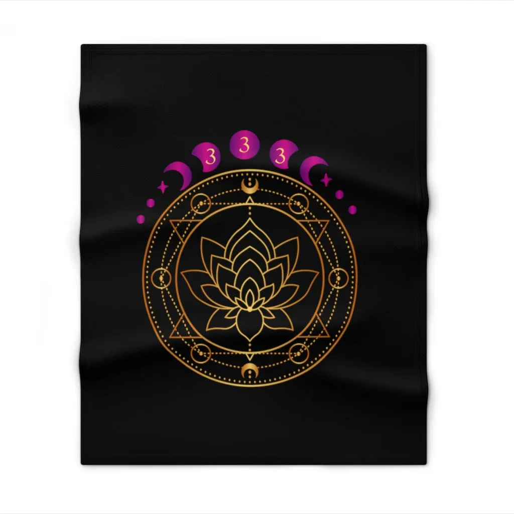 SAC Home & Livings Throw Blanket /Throw Blanket/Lotus Flower