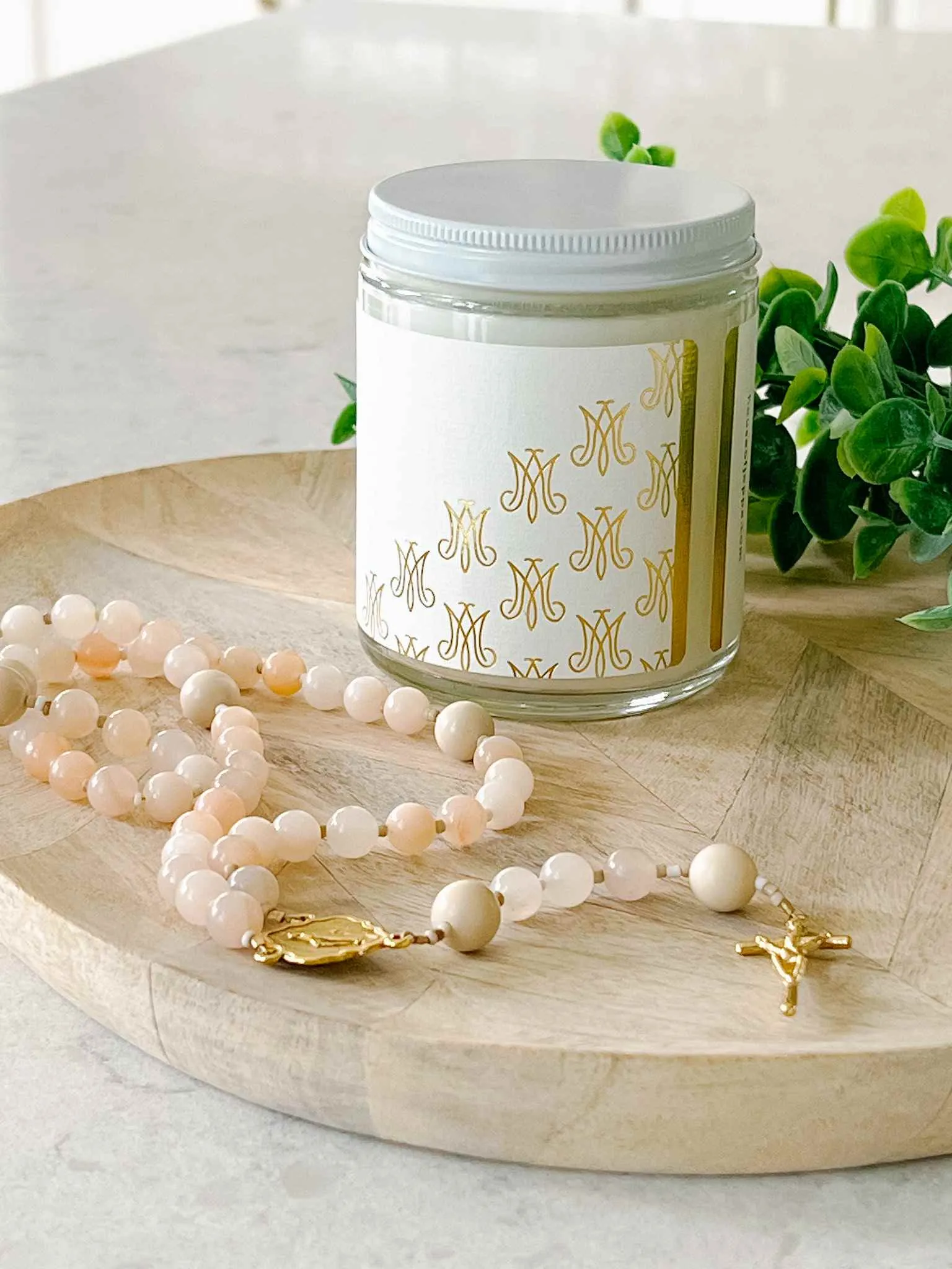 Salve Regina Candle - Fresh Roses   Black Currant   Sunshine