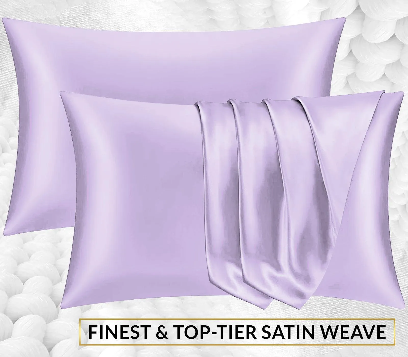 Satin Silk Pillowcase-Purple