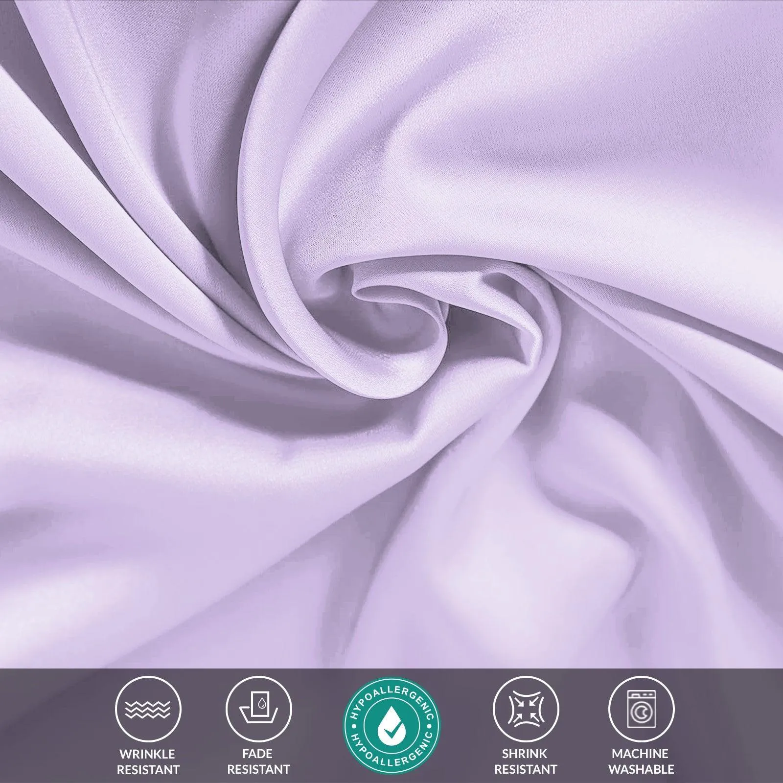 Satin Silk Pillowcase-Purple