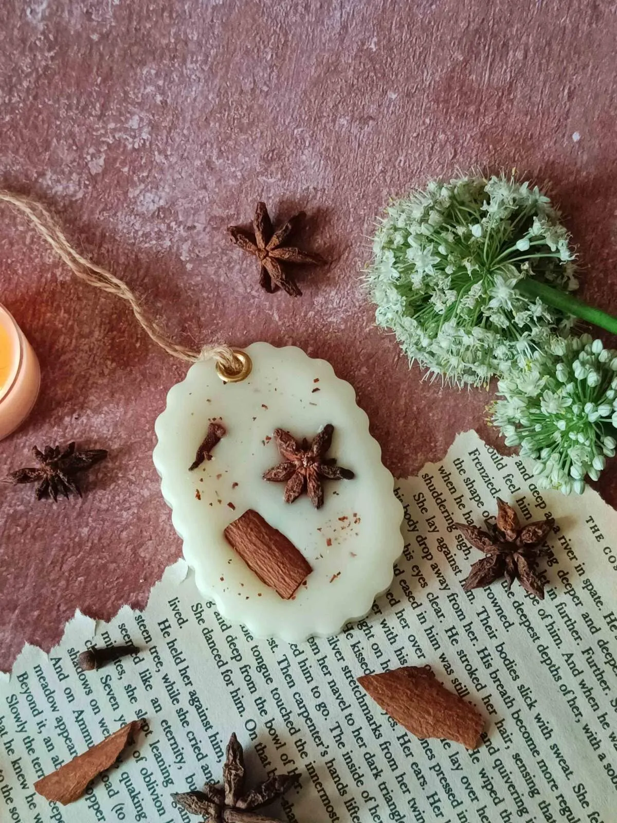 Scented Soywax Air Freshener Sachet- Oval 30g
