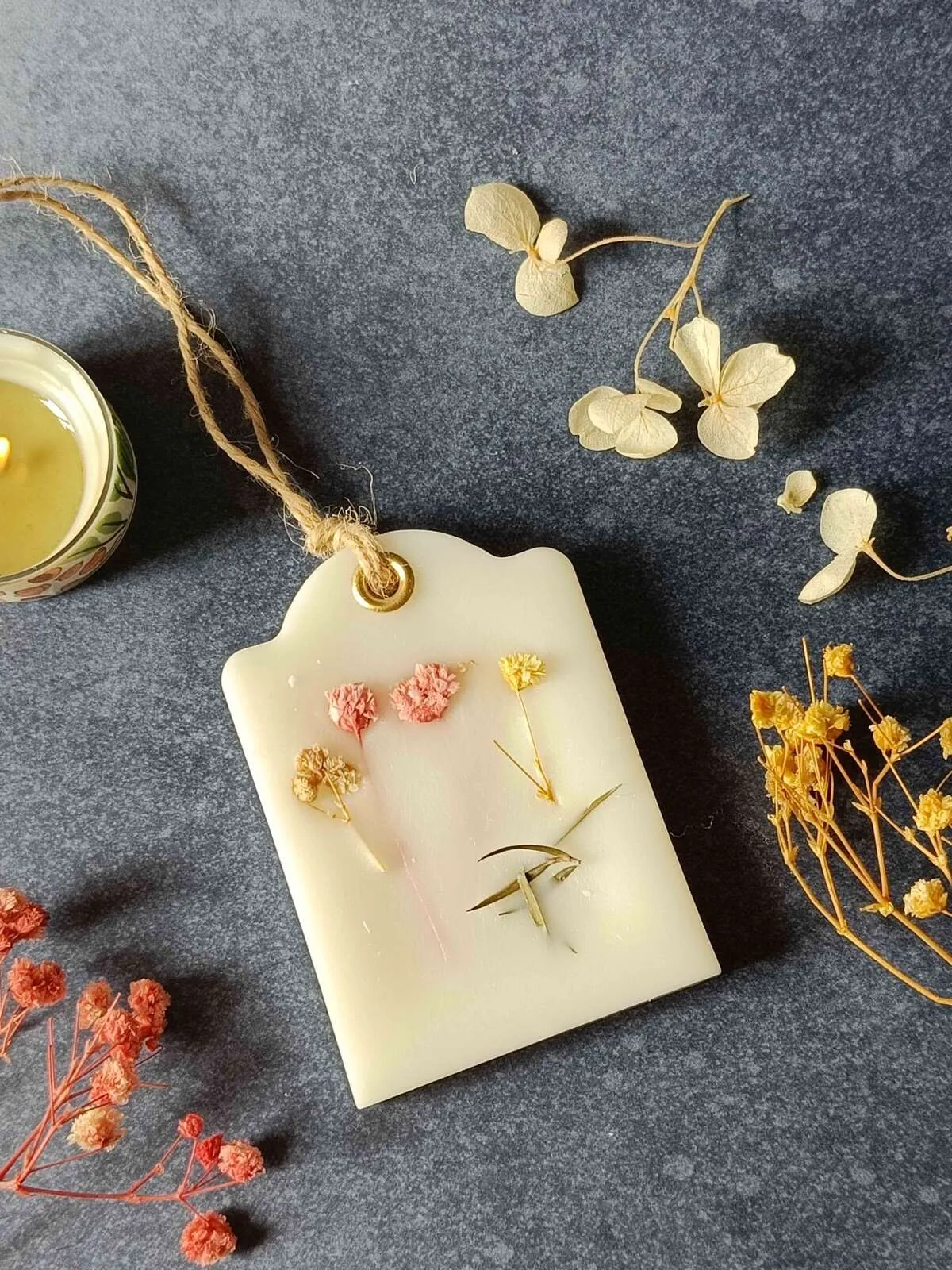 Scented Soywax Air Freshener Sachet- Rectangular Dome 30g