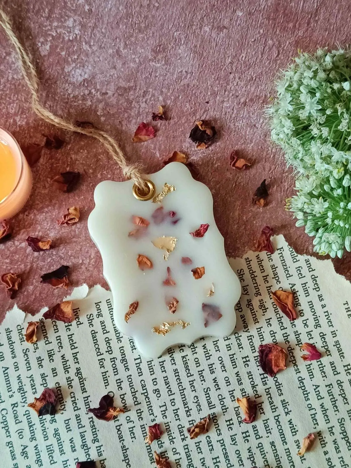 Scented Soywax Air Freshener Sachet- Rectangular Frame 30g