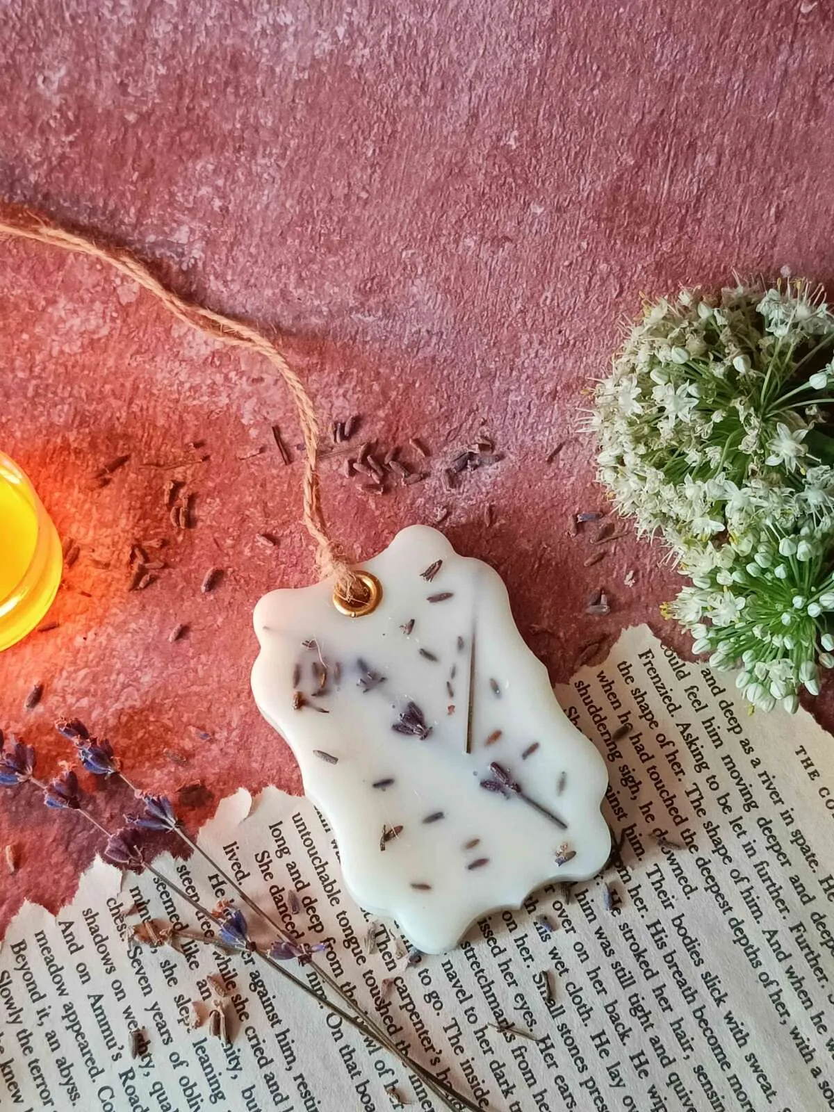 Scented Soywax Air Freshener Sachet- Rectangular Frame 30g