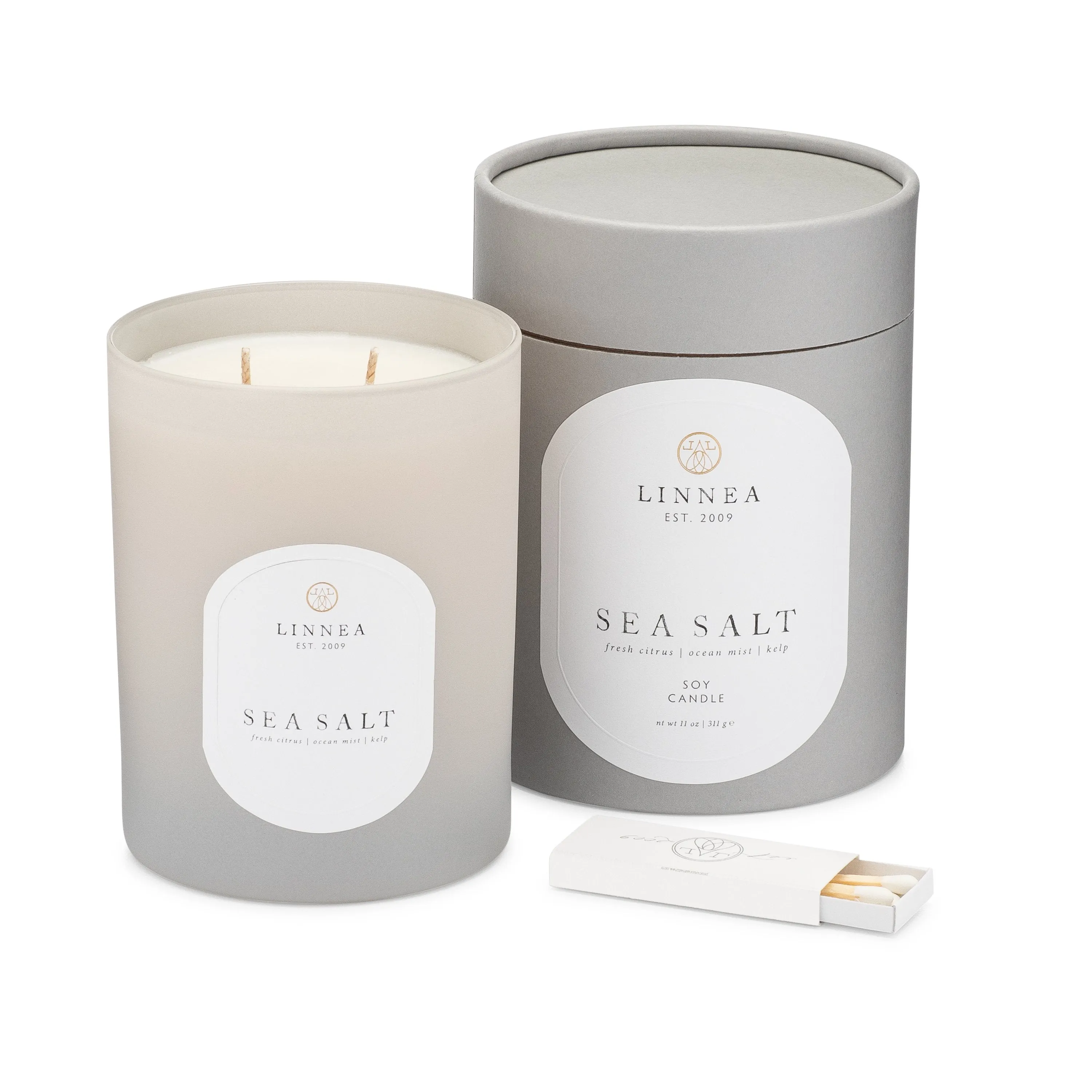 Sea Salt 2-Wick Candle