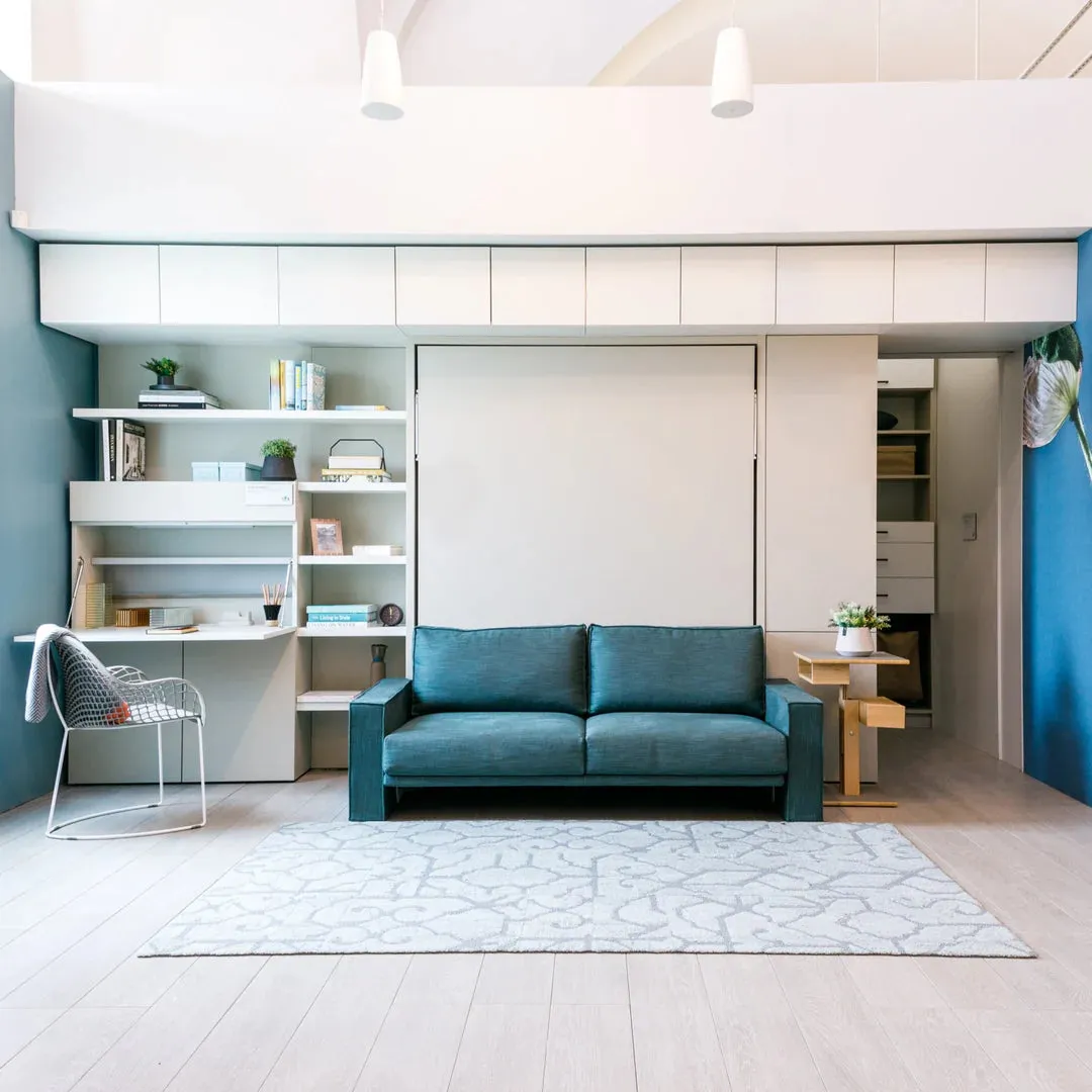 Shelving for wall beds