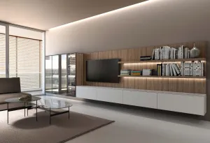 Shelving for wall beds