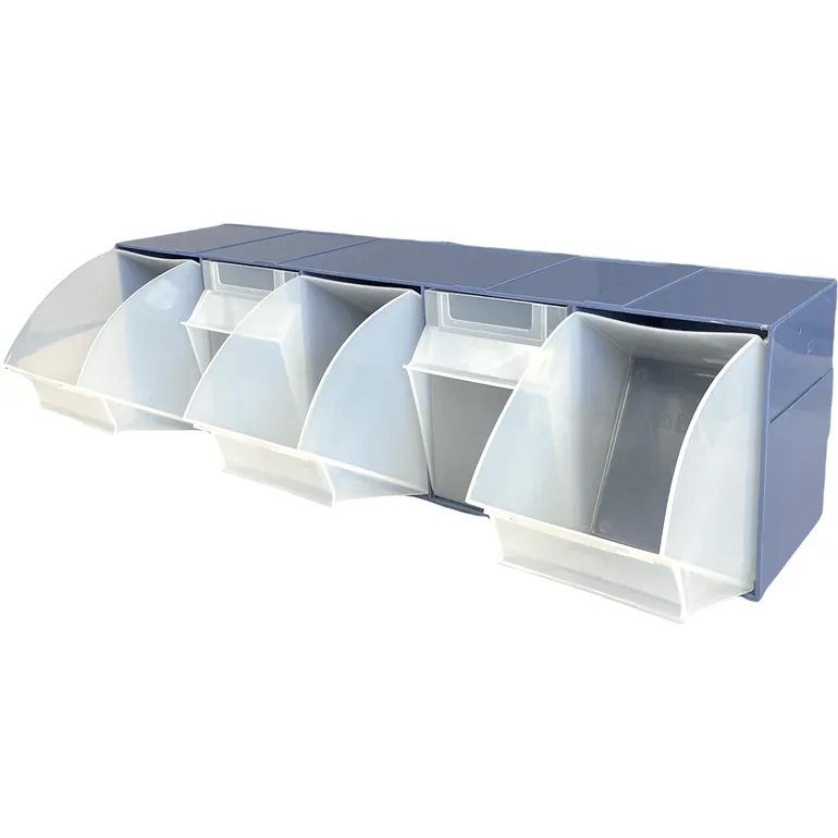 Shuter 5 Compartment Storage Cabinet Tilt Free Block Bin Stackable Large