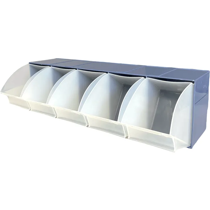Shuter 5 Compartment Storage Cabinet Tilt Free Block Bin Stackable Large