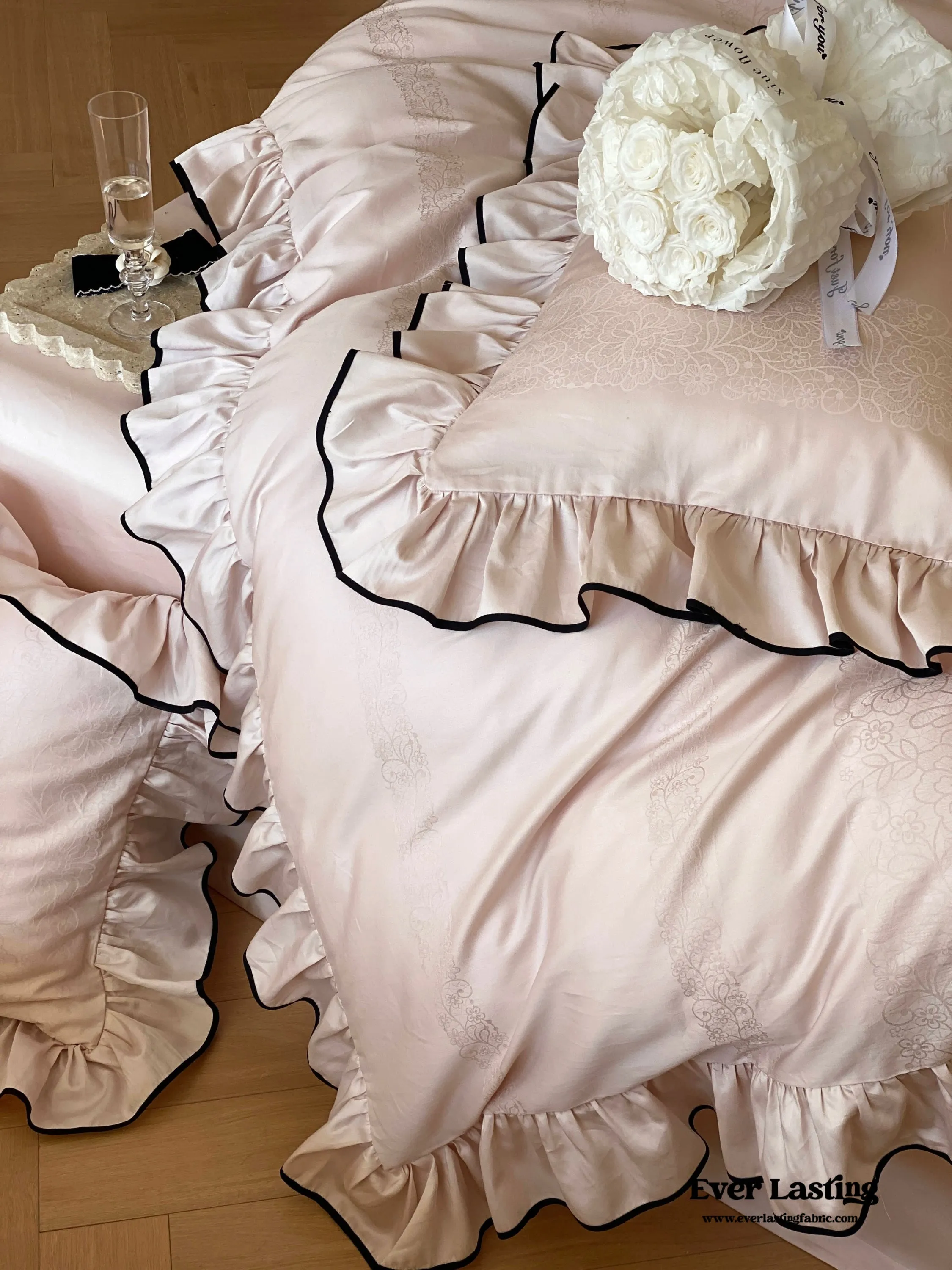 Silky Ruffle Pillowcases