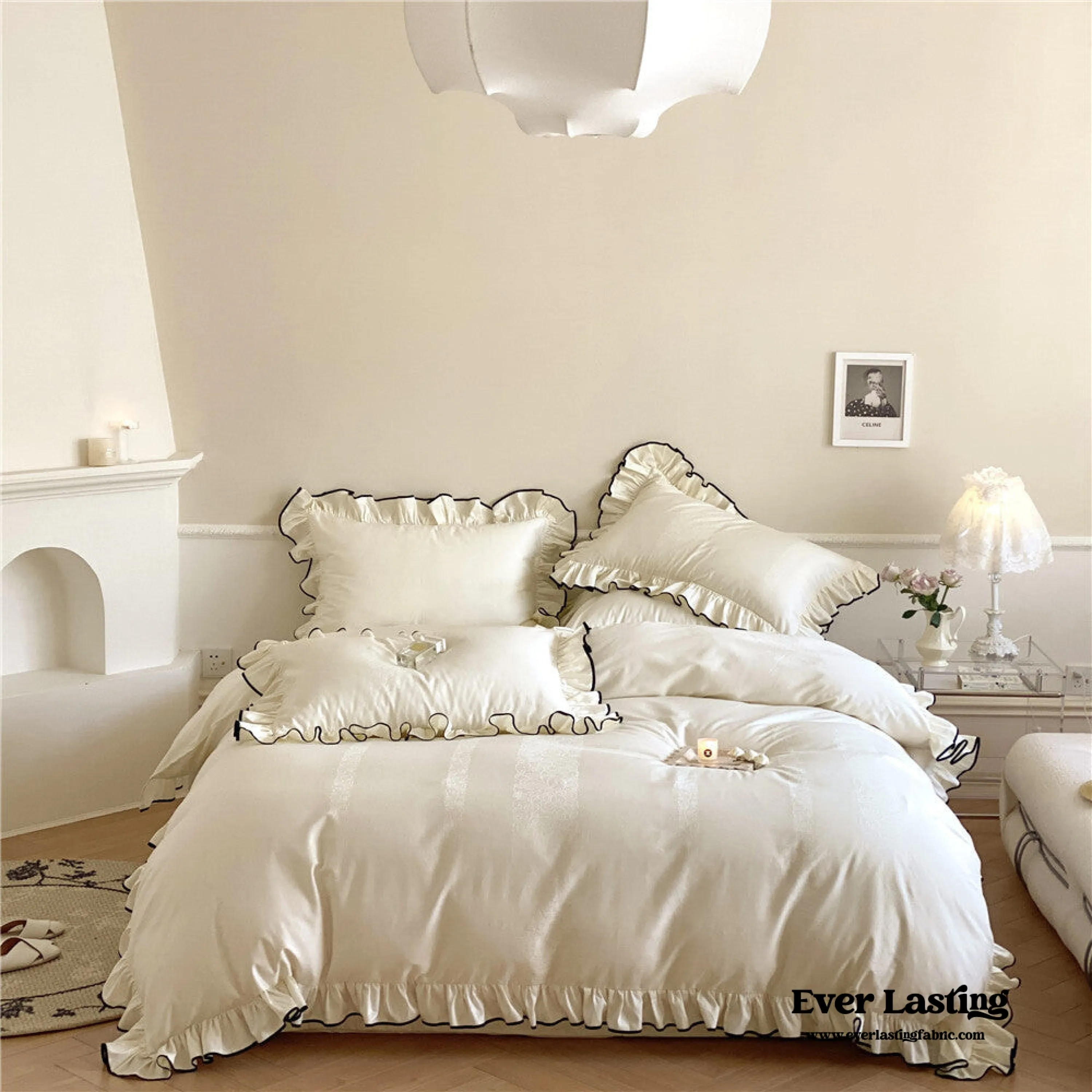 Silky Ruffle Pillowcases