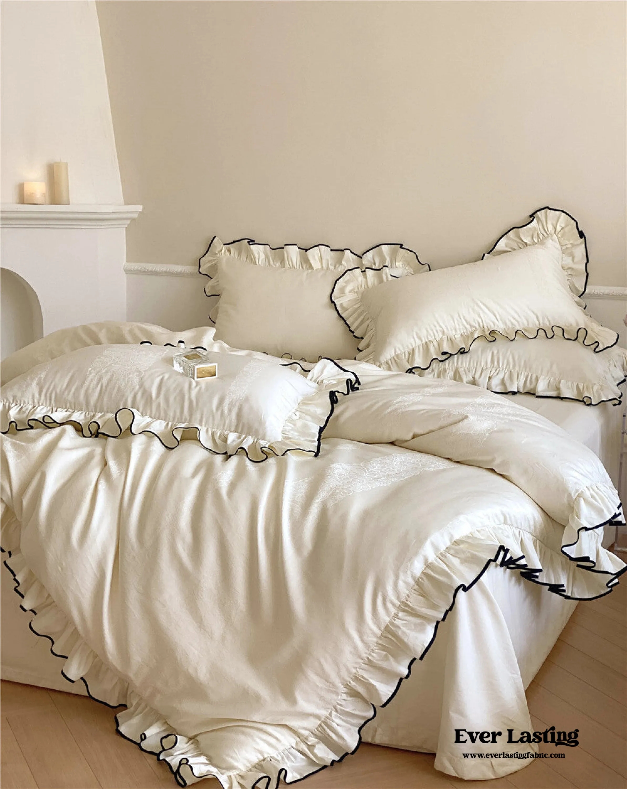 Silky Ruffle Pillowcases