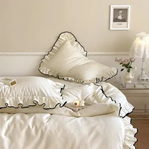 Silky Ruffle Pillowcases