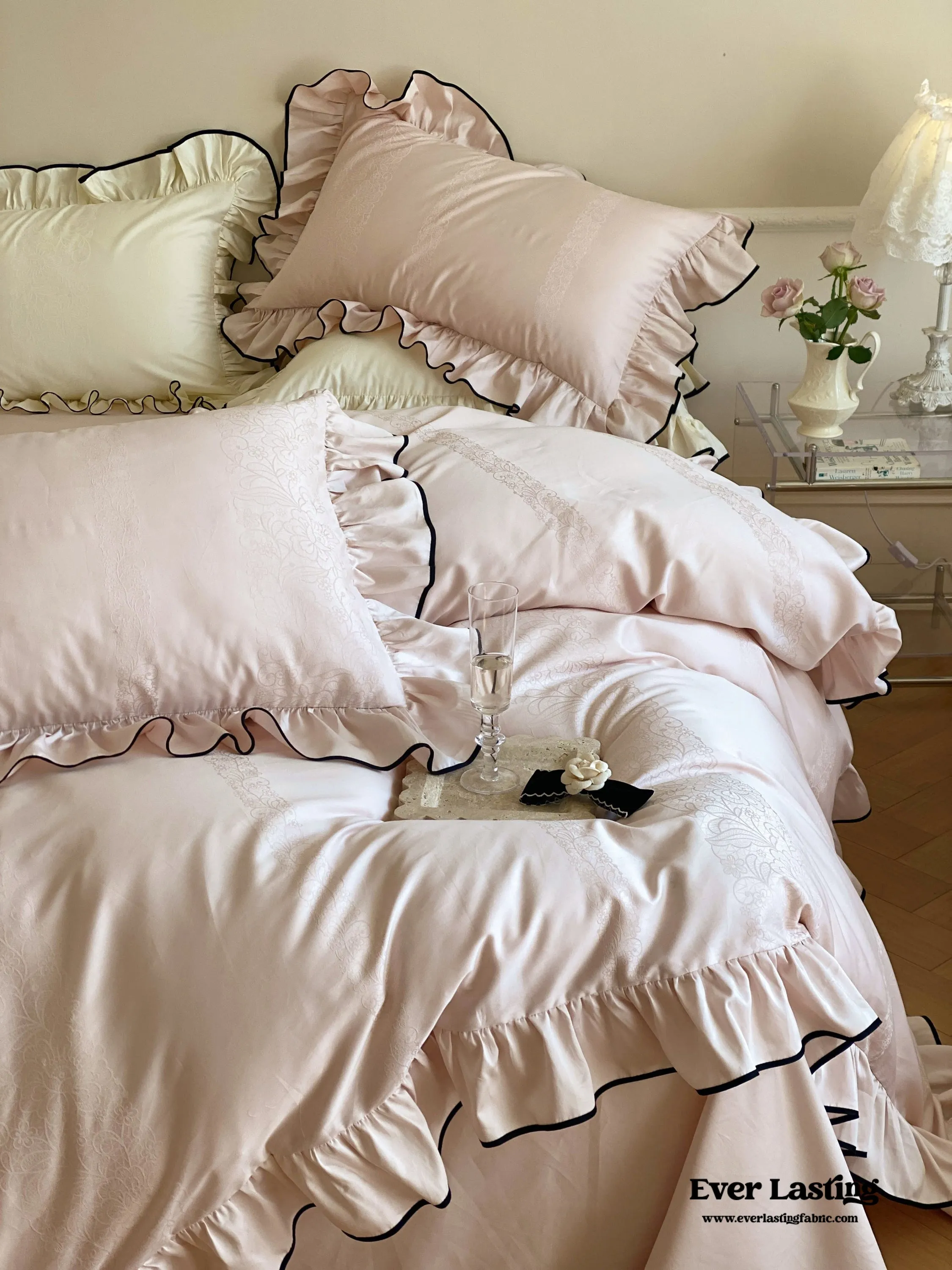Silky Ruffle Pillowcases