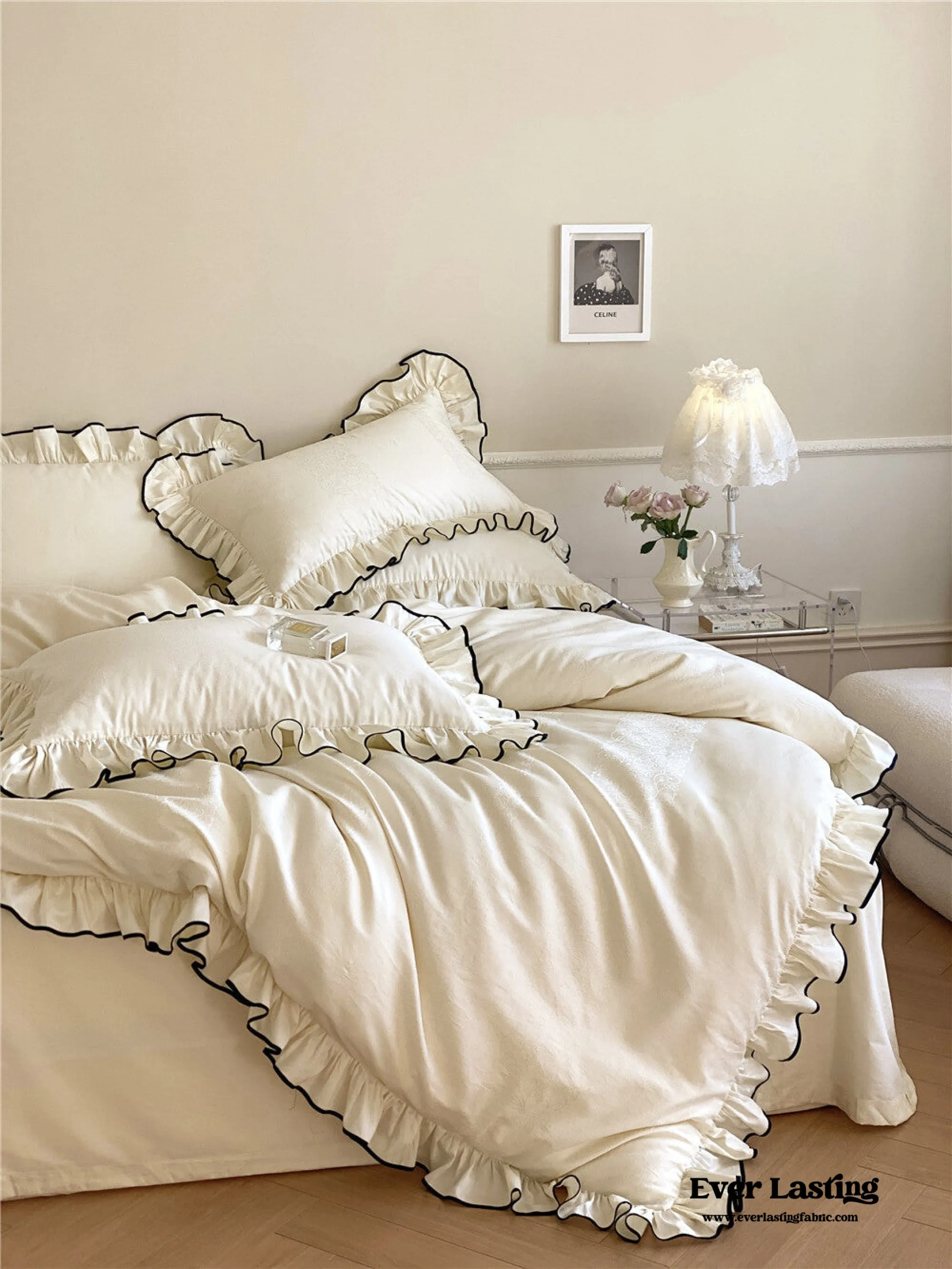 Silky Ruffle Pillowcases