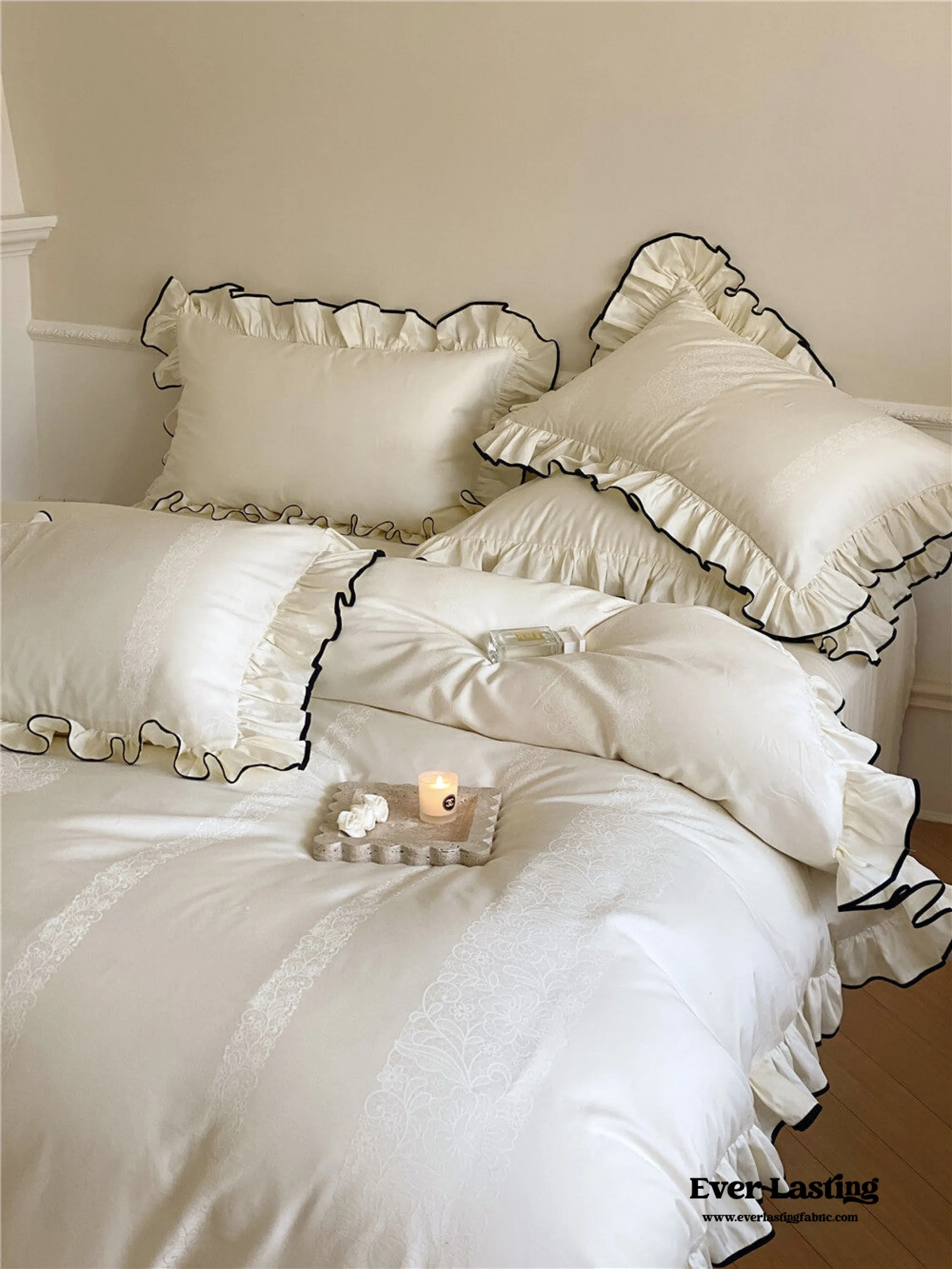 Silky Ruffle Pillowcases