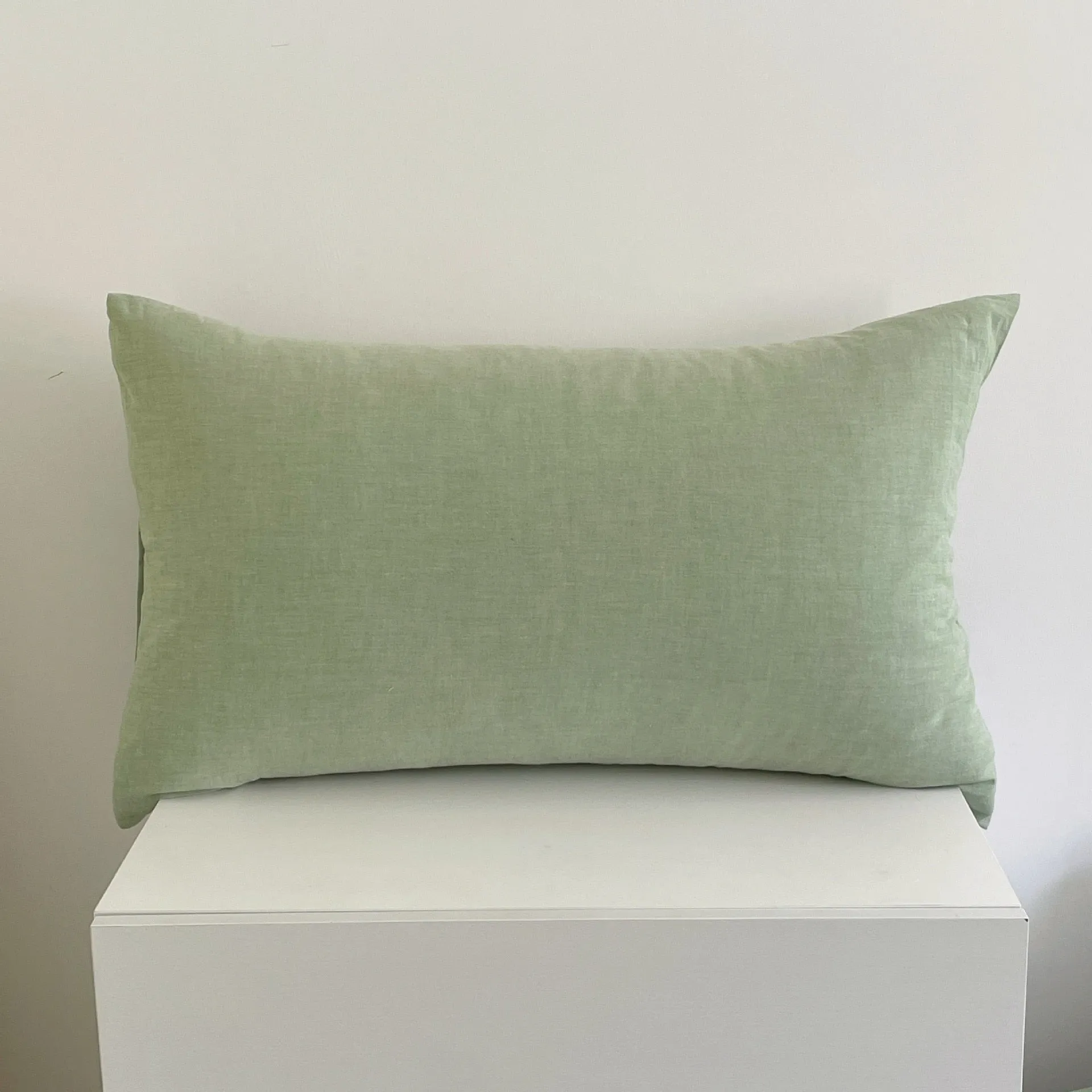 Solid Color Cotton Washed Pillowcase Set