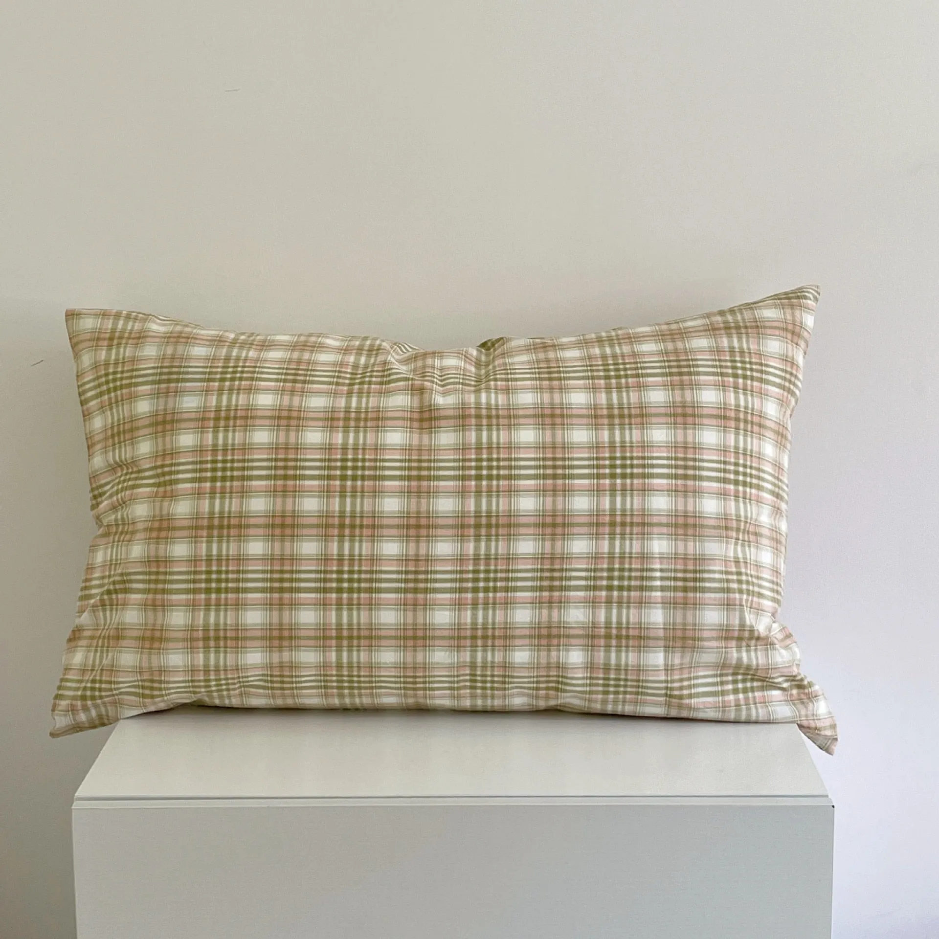 Solid Color Cotton Washed Pillowcase Set