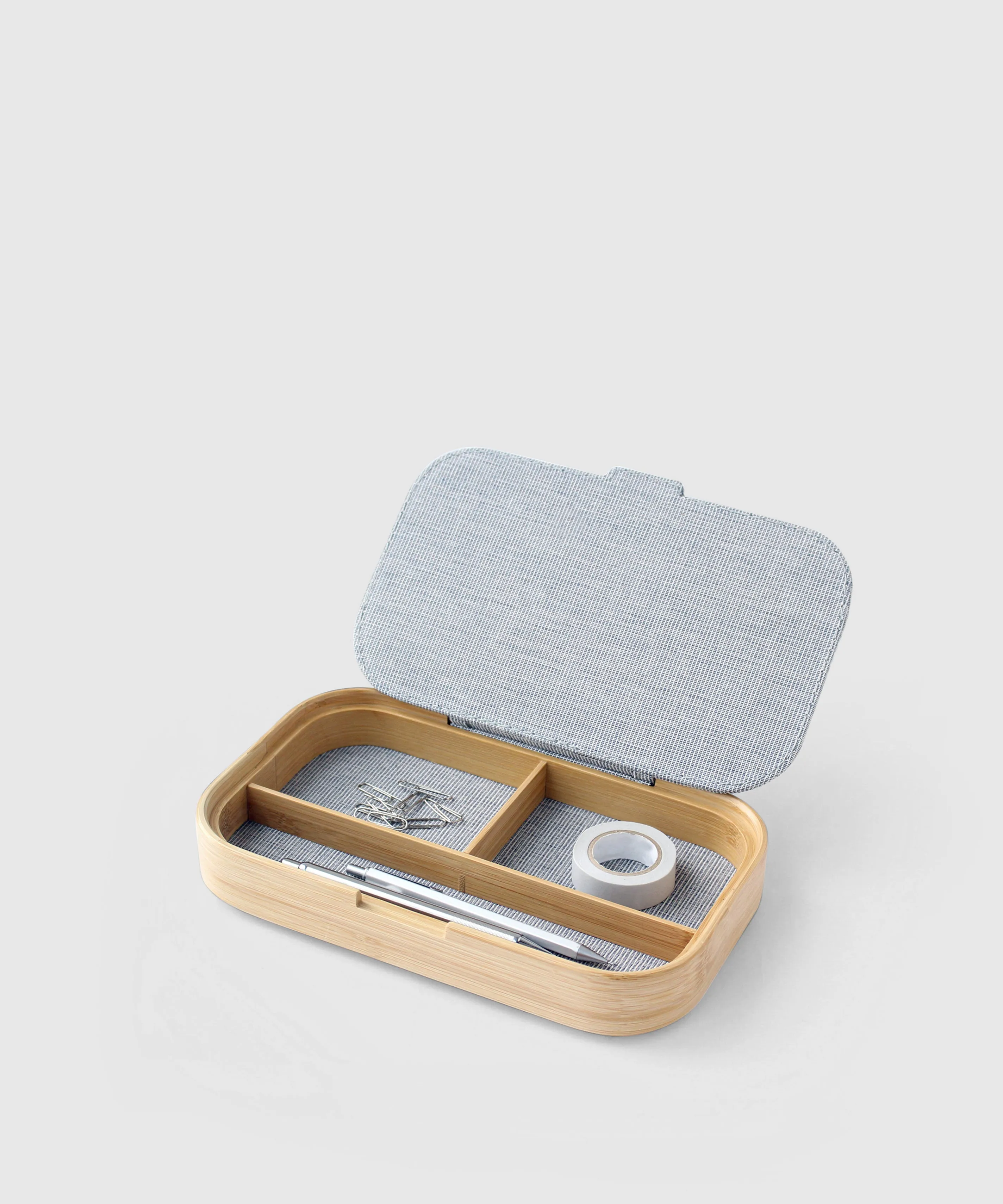 Stackable Desktop Organizer With Compartments