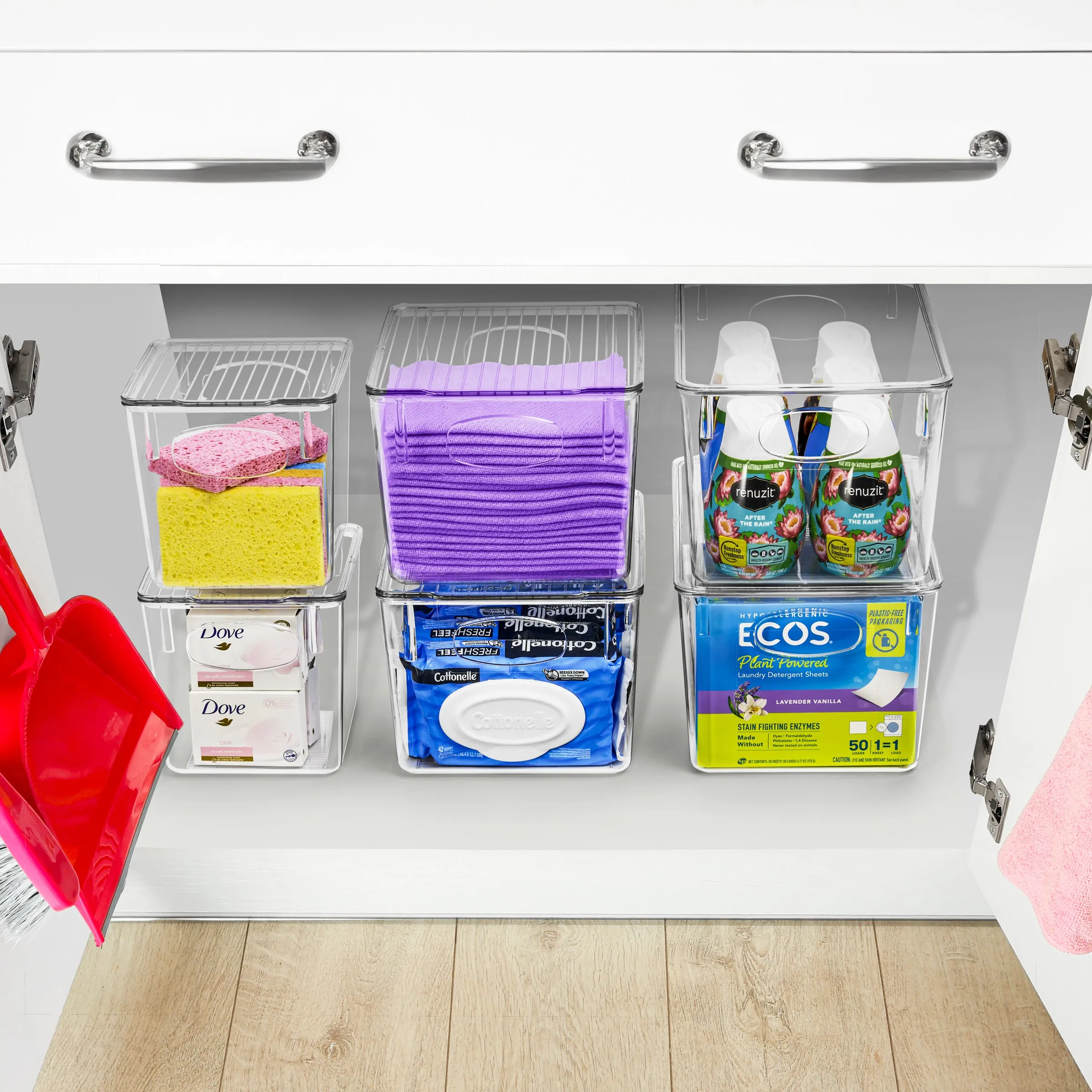 Storage Bins with Lids Set (Small)
