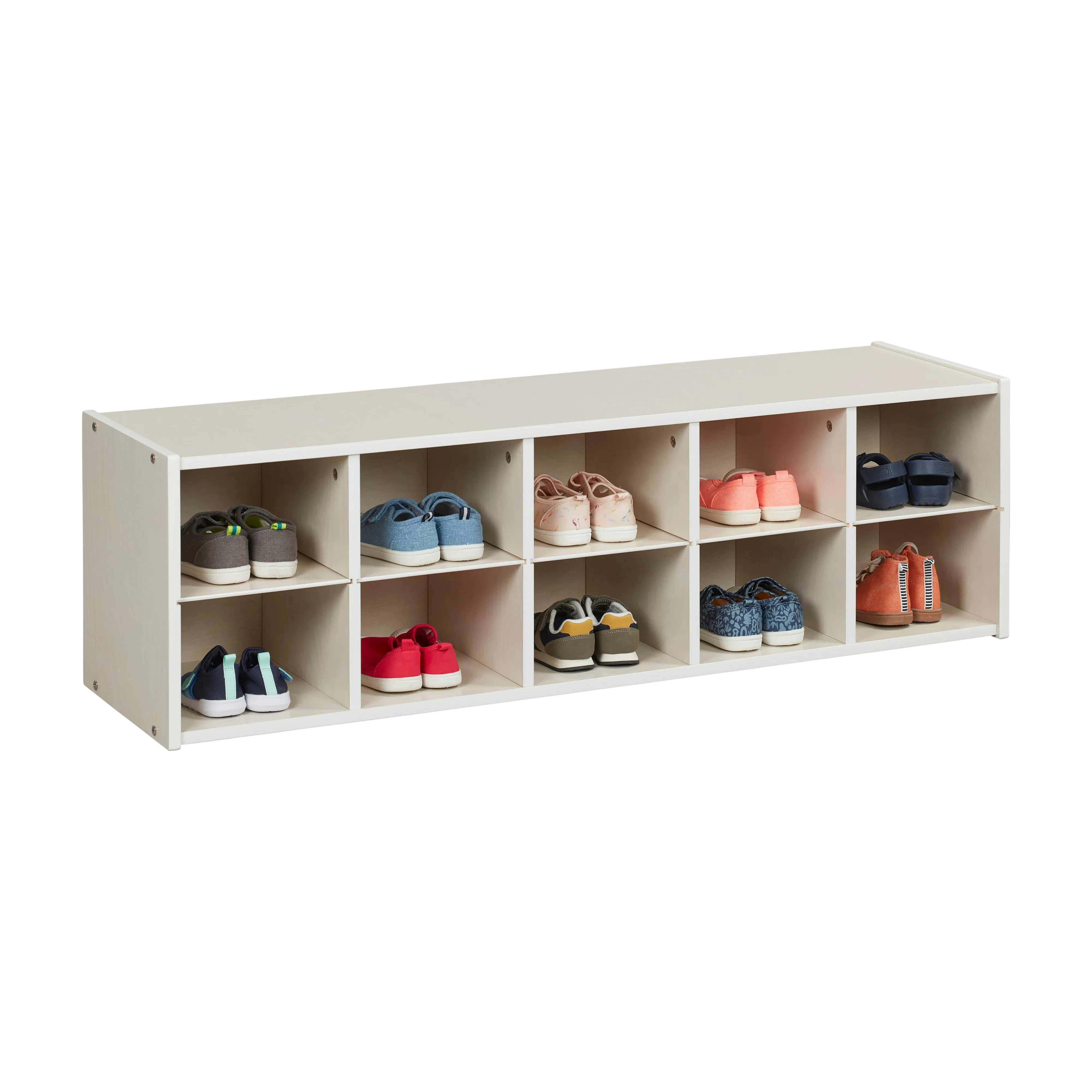 Streamline 10 Cubby Tray Storage Cabinet, 2x5