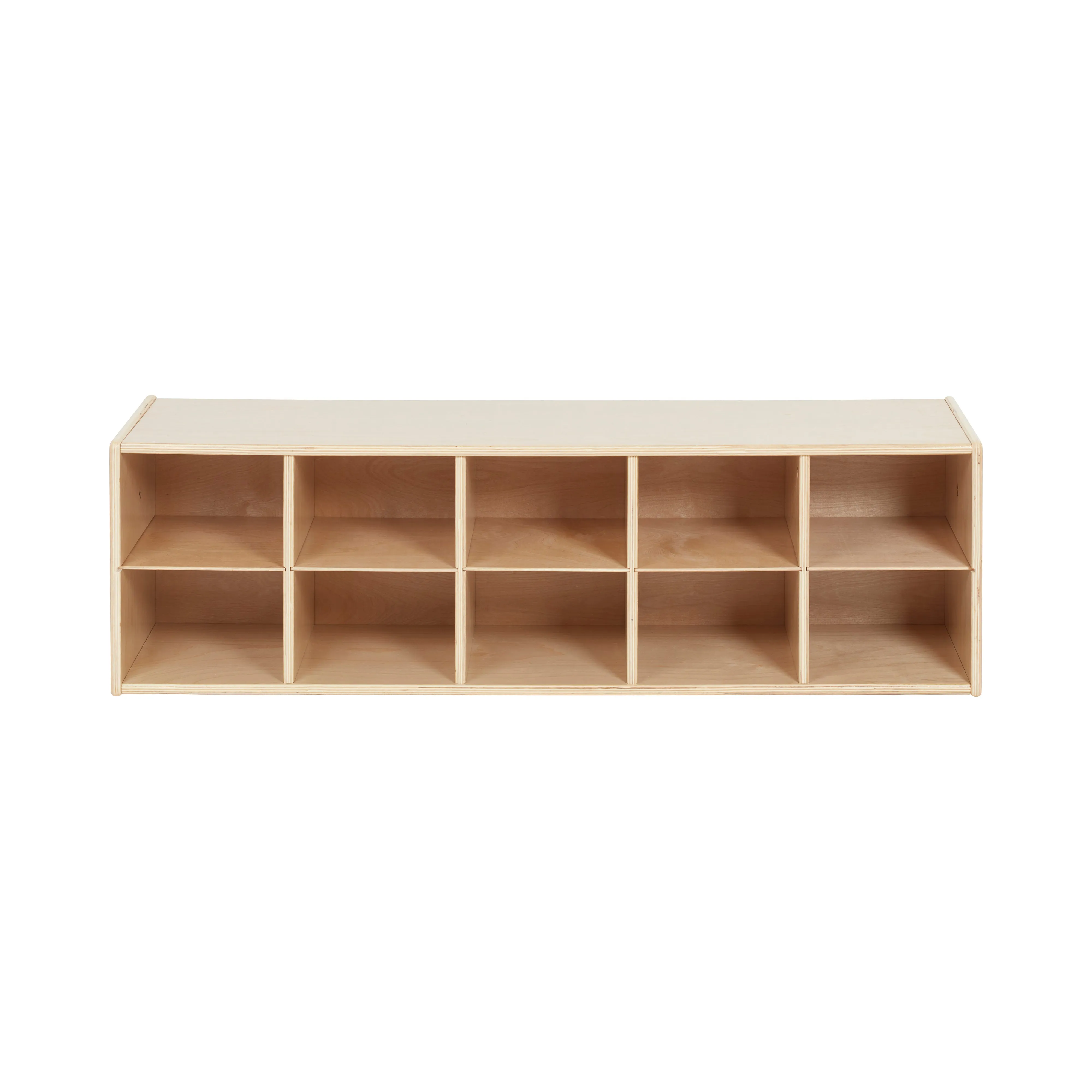 Streamline 10 Cubby Tray Storage Cabinet, 2x5