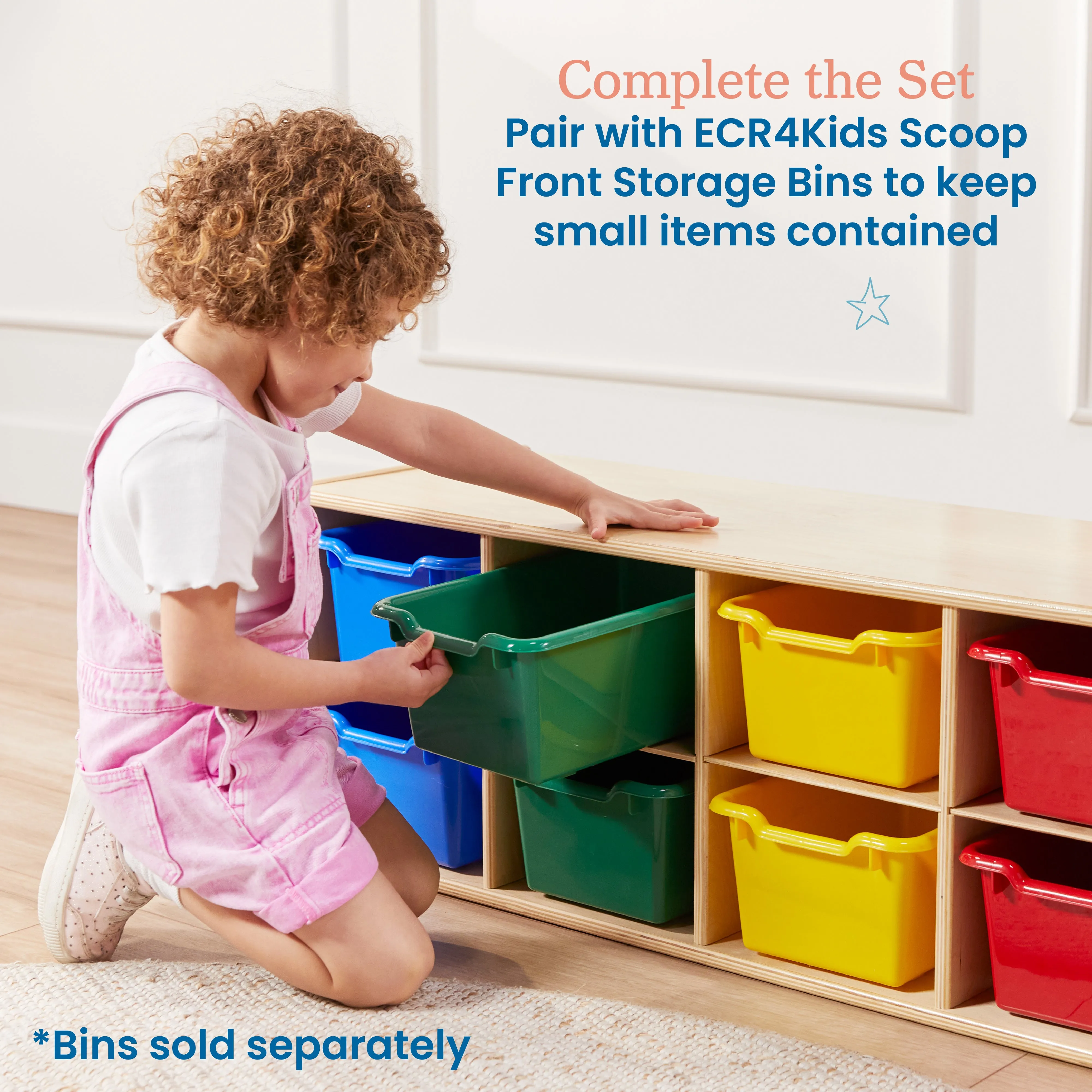 Streamline 10 Cubby Tray Storage Cabinet, 2x5