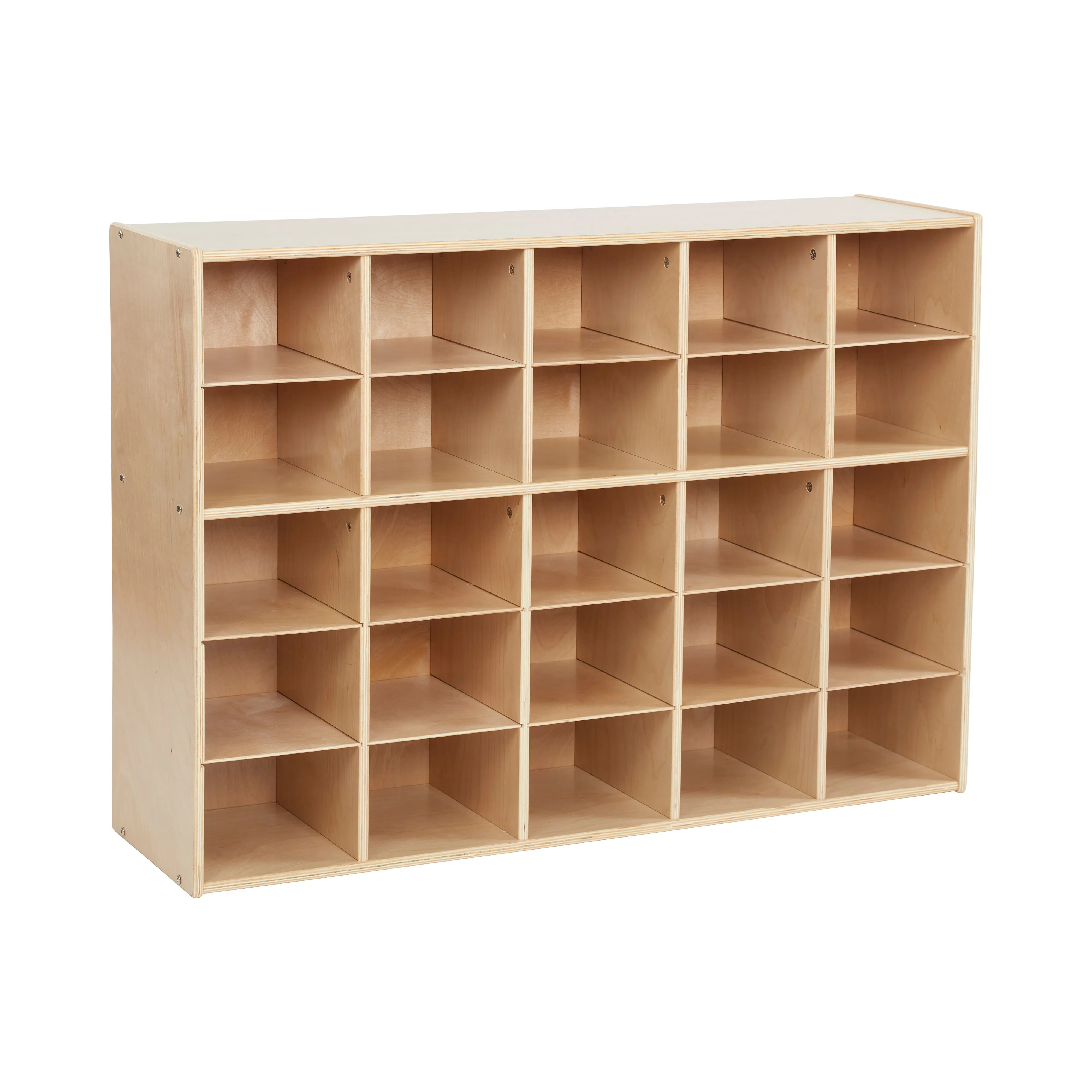 Streamline 25 Cubby Tray Storage Cabinet, 5x5, Classroom Furniture