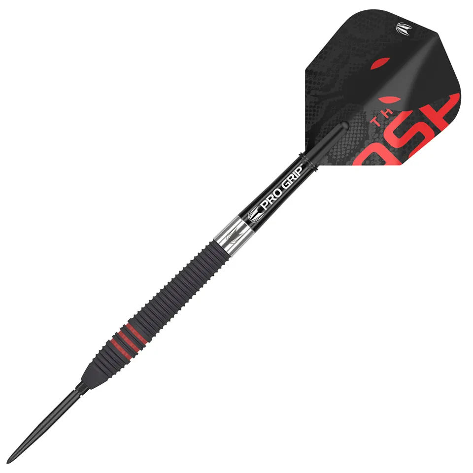 Target Nathan Aspinall 80% Black Swiss Point Steel Tip Darts - 22gm