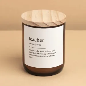 TEACHER - 'Dictionary Meaning Soy Candle'