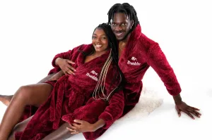 Terry Waffled Bathrobes for Men and Women Holiday gift Style 1 - Vinyl