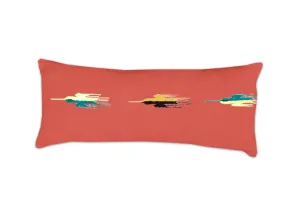 Thunderbird Long Rectangular Pillow - Red