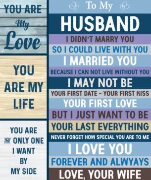 To My Husband Blanket