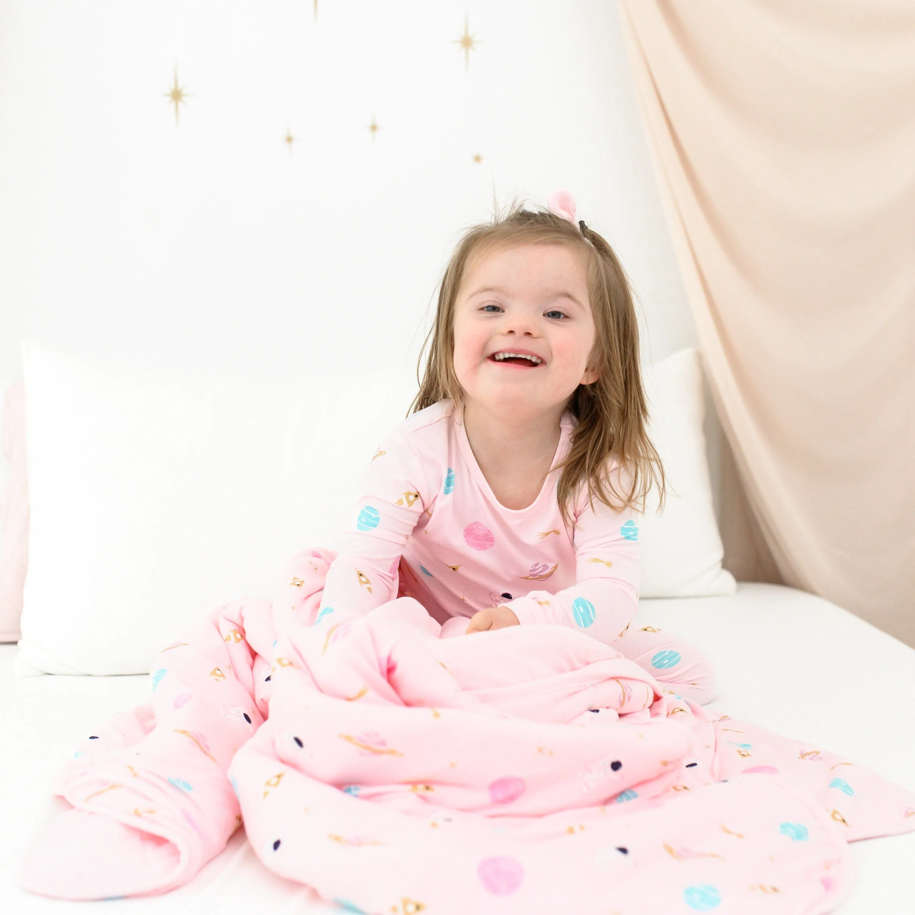 Toddler Blanket in Sakura Space 1.0