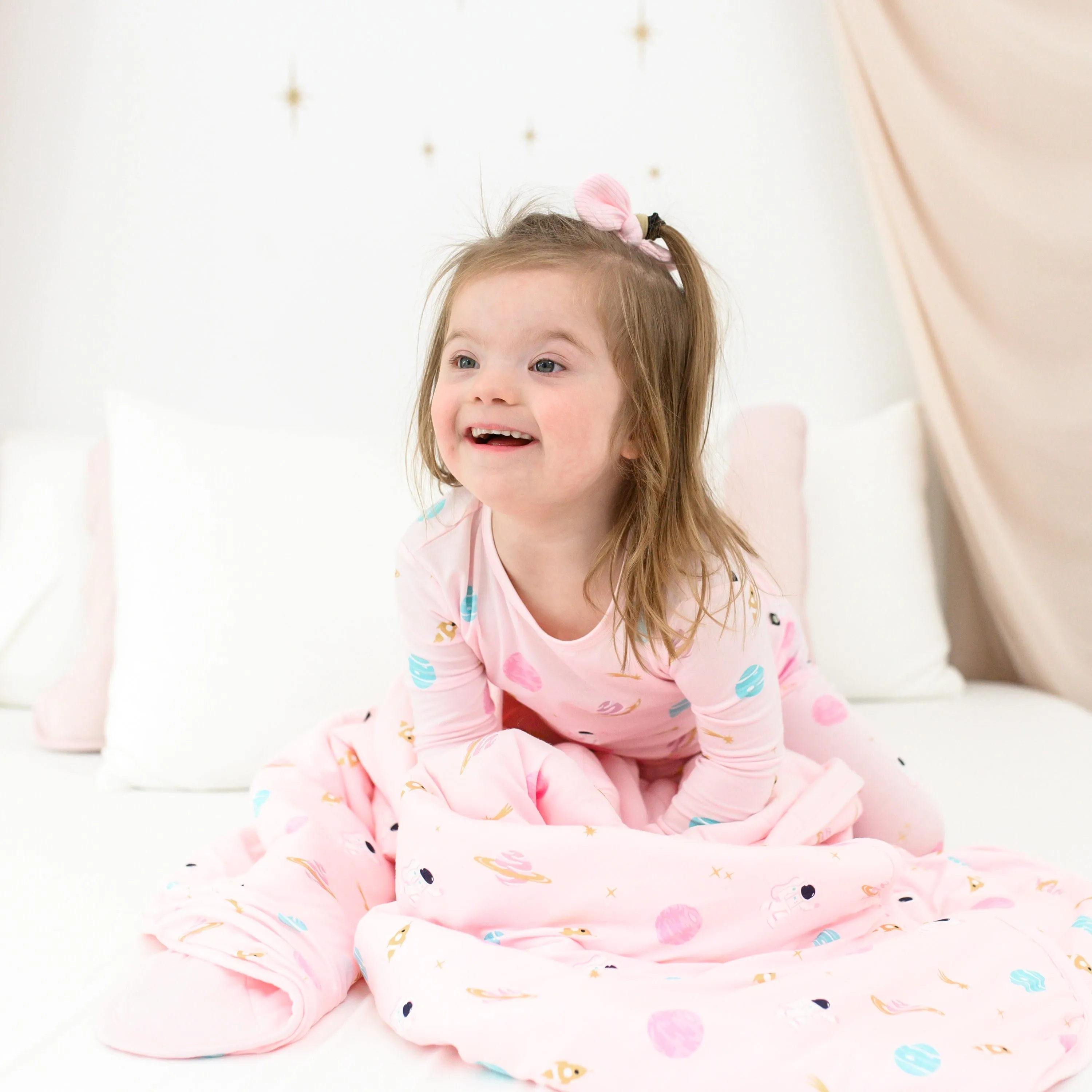 Toddler Blanket in Sakura Space 1.0