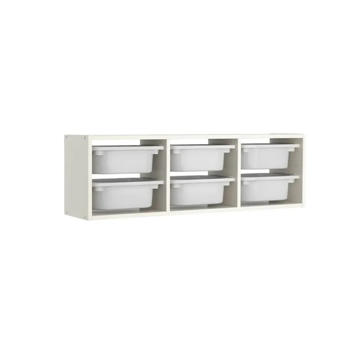 Trofast Wall Storage Combination   6 boxes