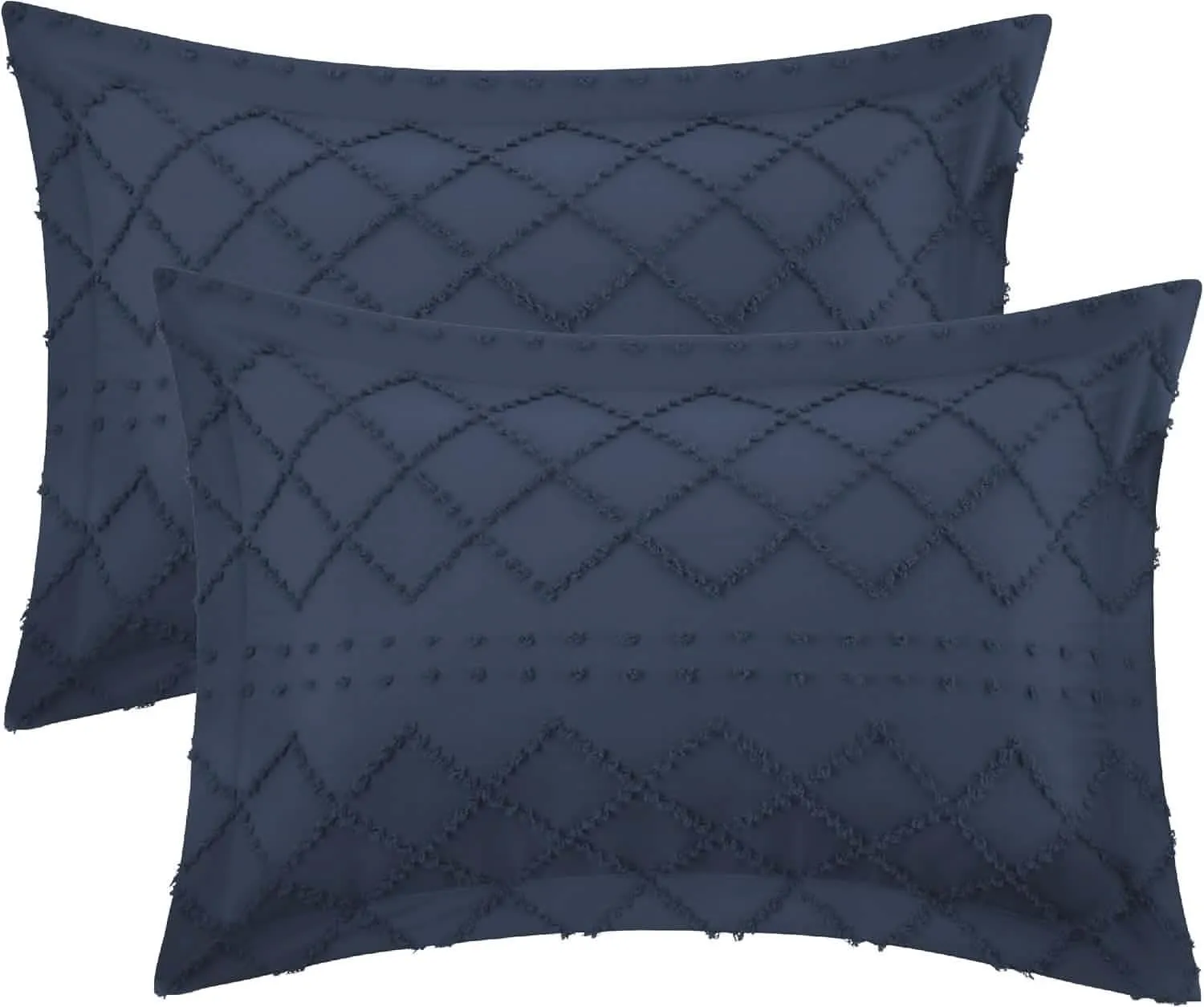 Tufted Embroidery Pillow Shams