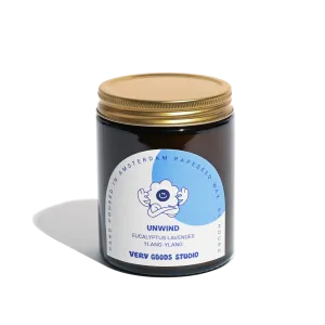 UNWIND - Rapeseed Candle Mid Size 170ml 45-50 Hours
