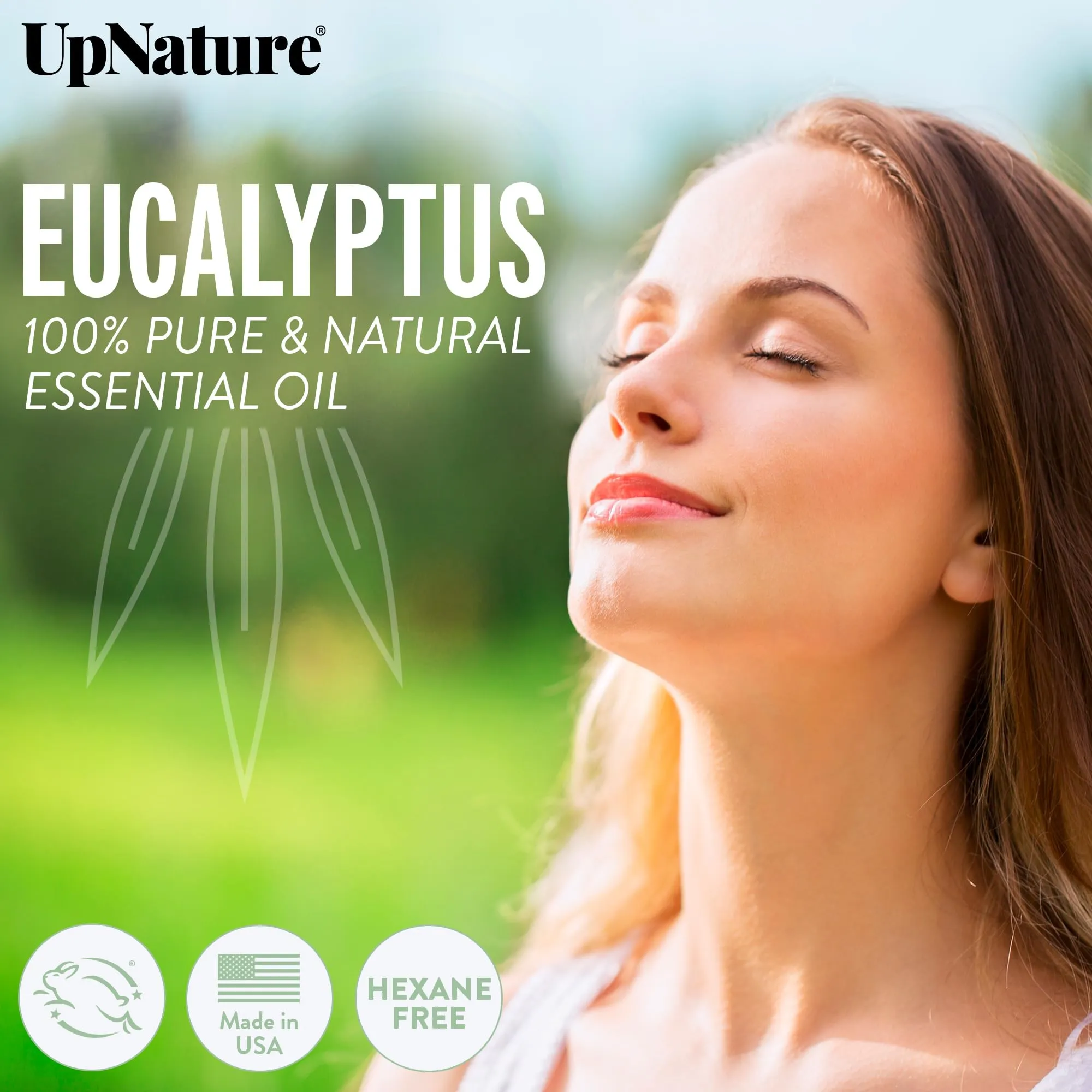 UpNature Eucalyptus Essential Oil 4oz   100% Pure Eucalyptus Oil - Undiluted Therapeutic Grade Essential Oils for Diffuser Aromatherapy