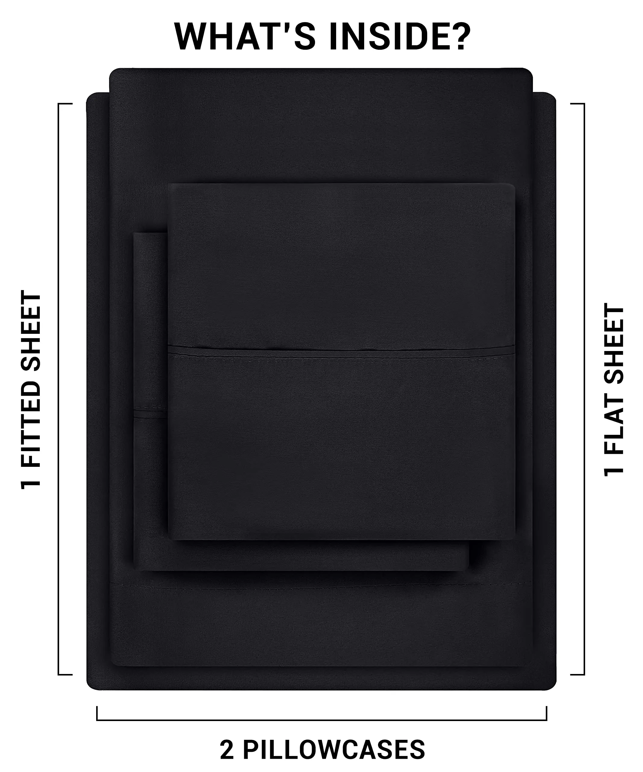 Utopia Bedding Bed Sheet Set - 4 Piece Full Bedding