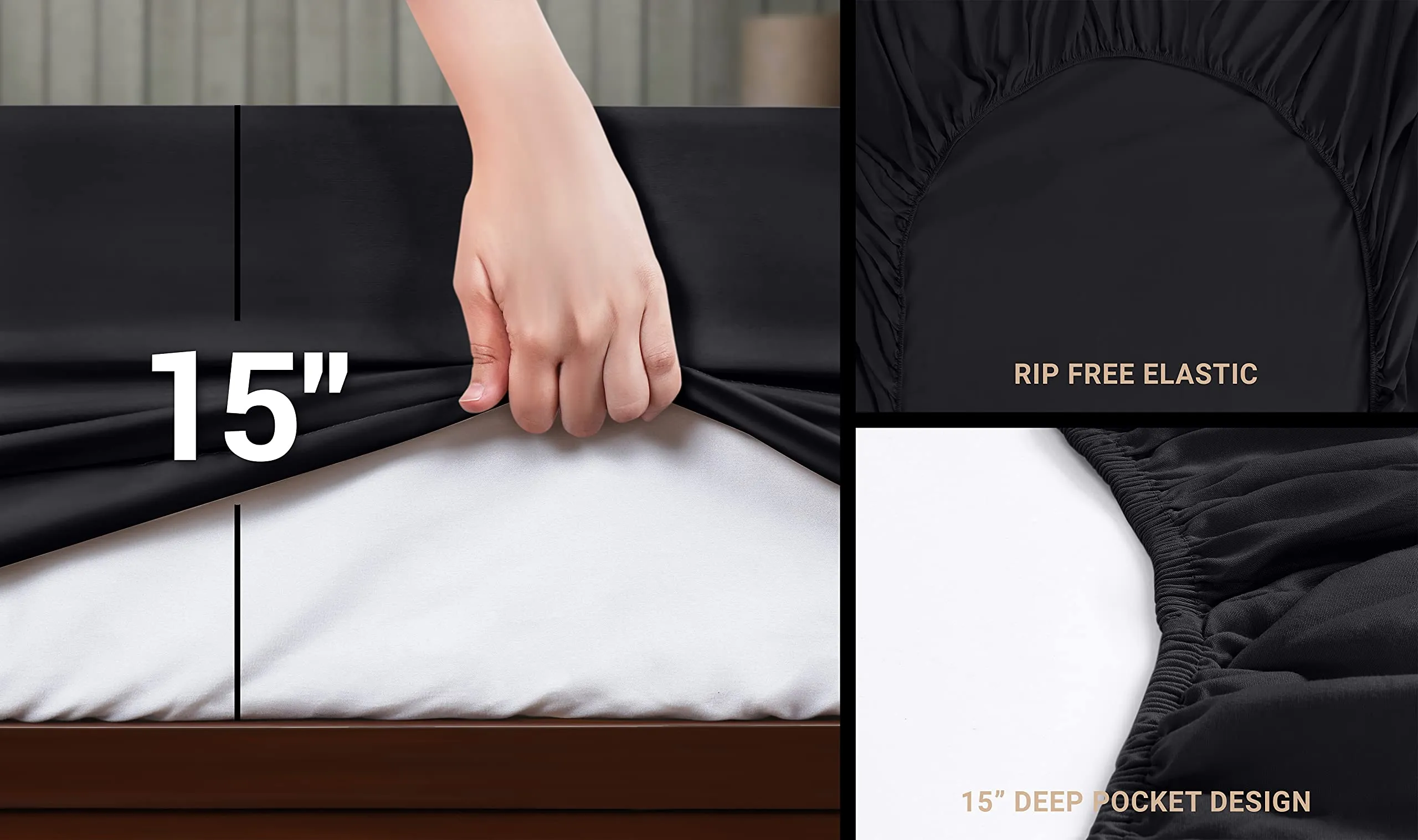 Utopia Bedding Bed Sheet Set - 4 Piece Full Bedding