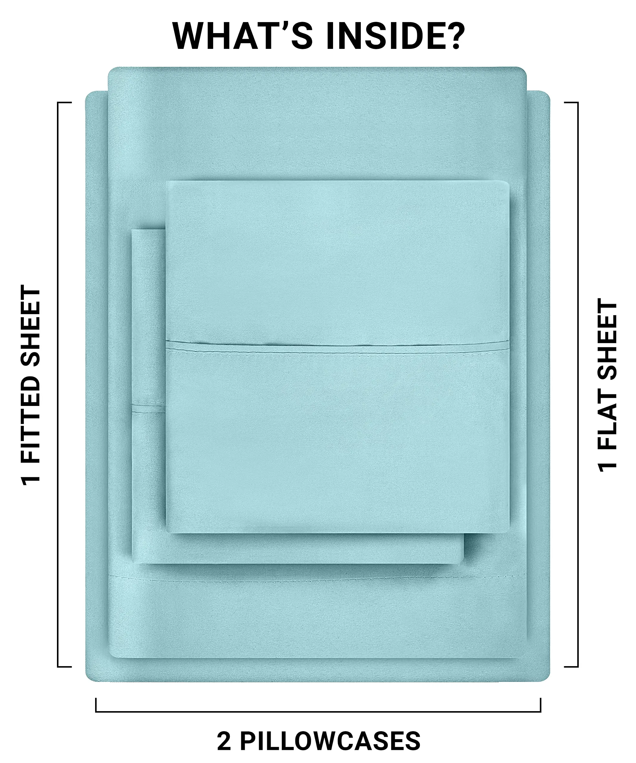 Utopia Bedding Bed Sheet Set - 4 Piece Full Bedding