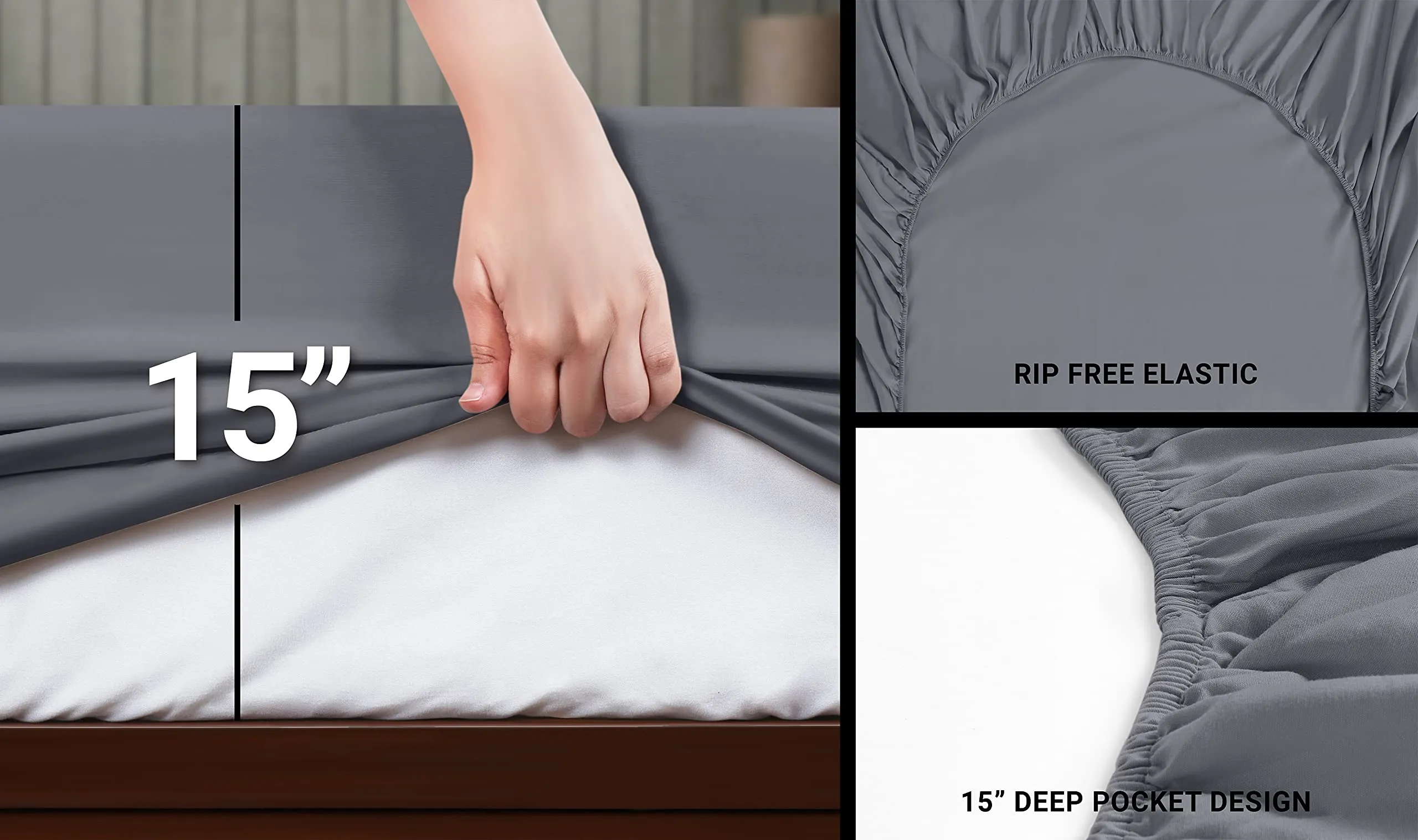 Utopia Bedding Bed Sheet Set - 4 Piece Full Bedding