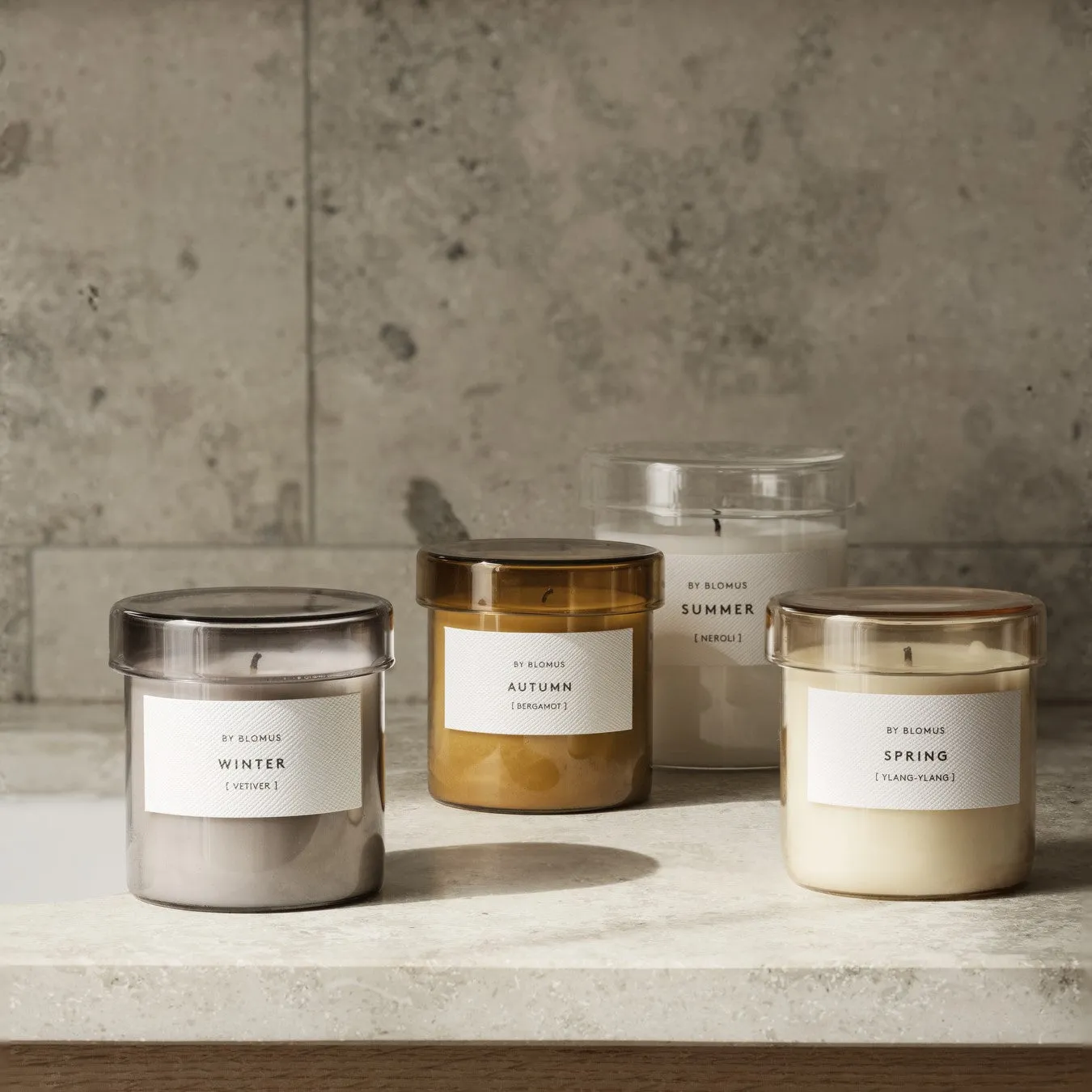 VALOA Scented Candle In Glass Container - Large